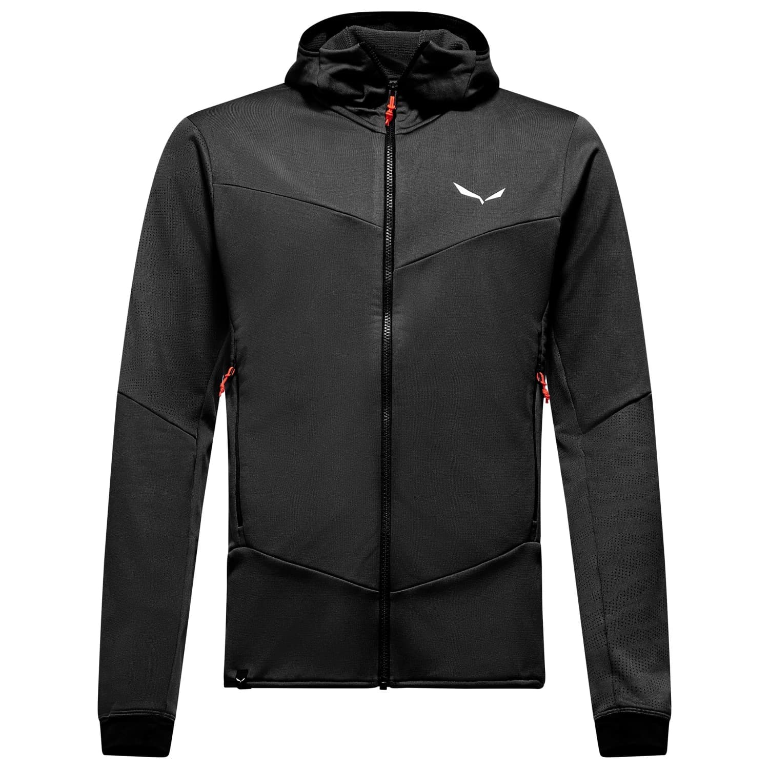 Мъжко поларено яке Salewa Sella Crevasse Hooded Jacket Fleece jacket - Black Out