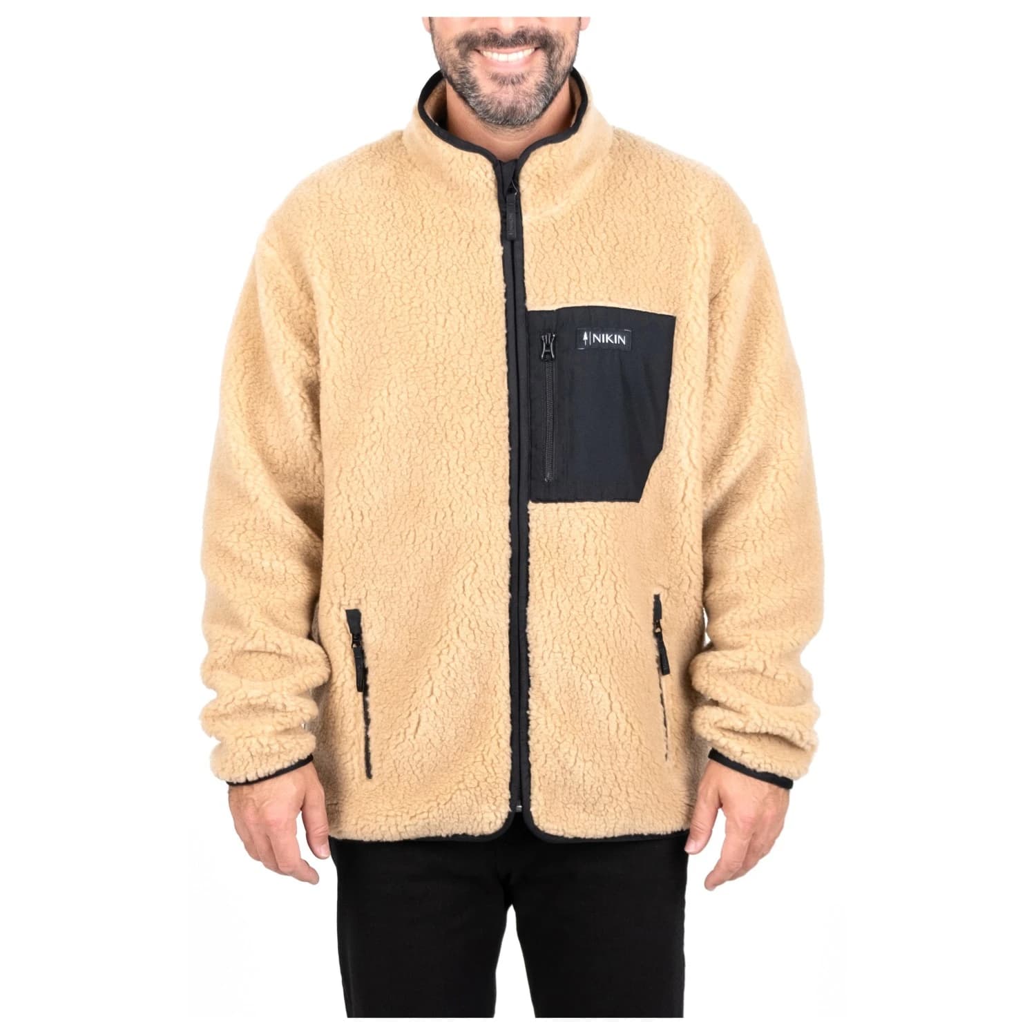 Мъжко поларено яке Nikin Treefleece Teddy Jacket Fleece jacket - Caramel