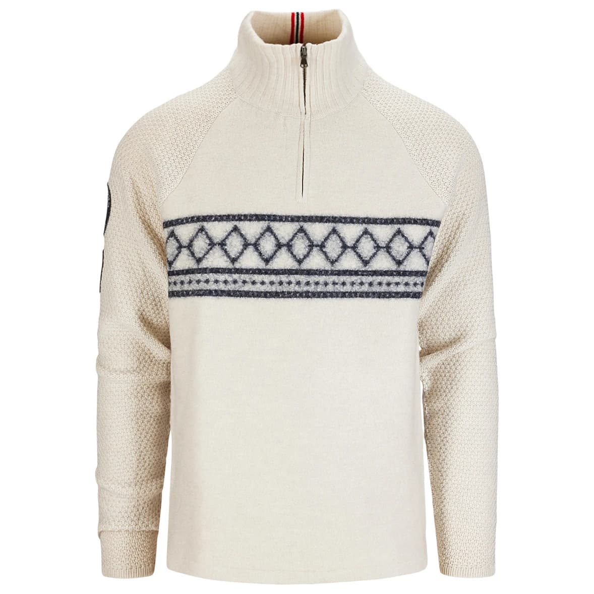 Мъжки вълнен пуловер Amundsen sports Boiled Ski Sweater Merino jumper - Oatmeal