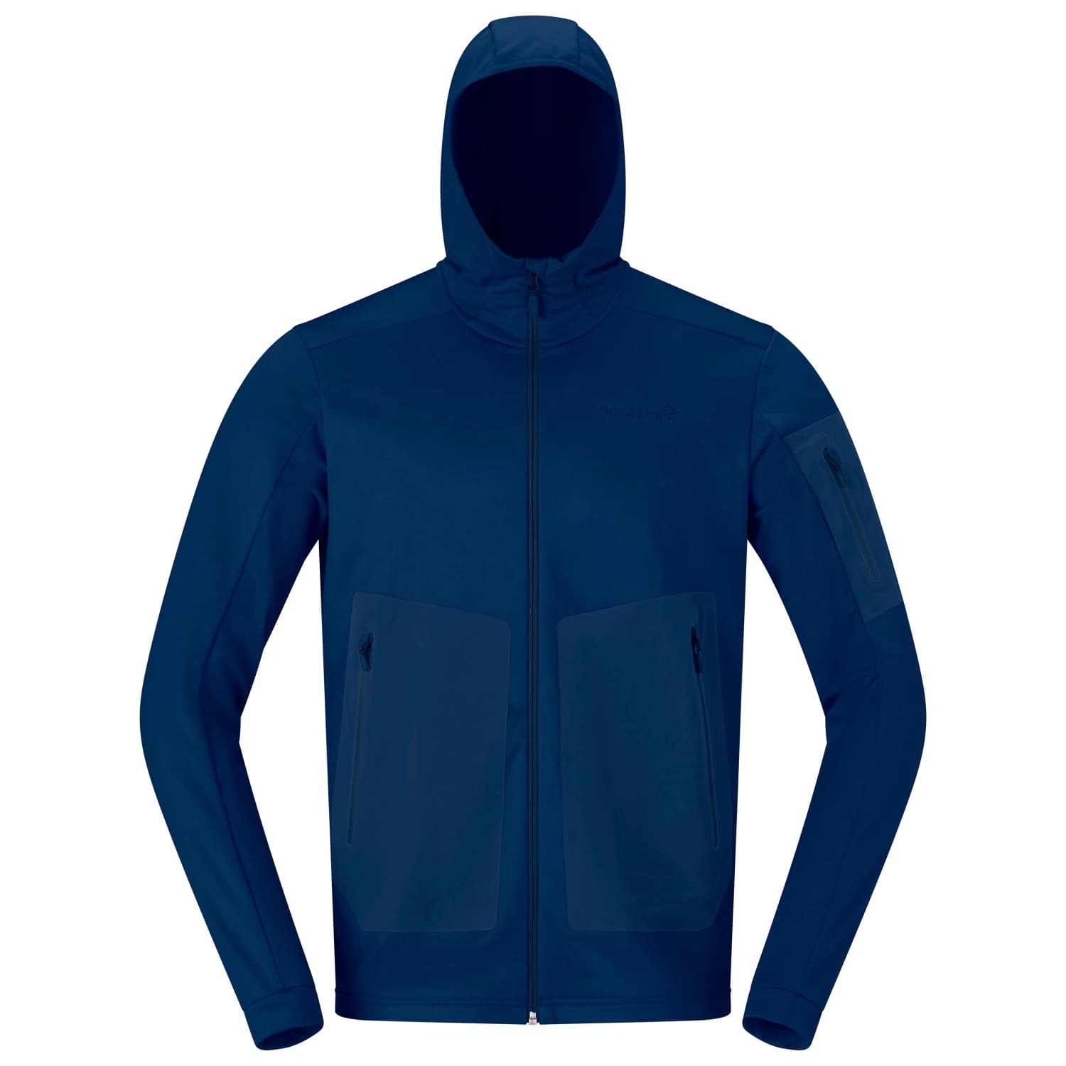 Мъжко поларено яке Norrøna Falketind Warm2 Stretch Hood Fleece jacket - Indigo Night