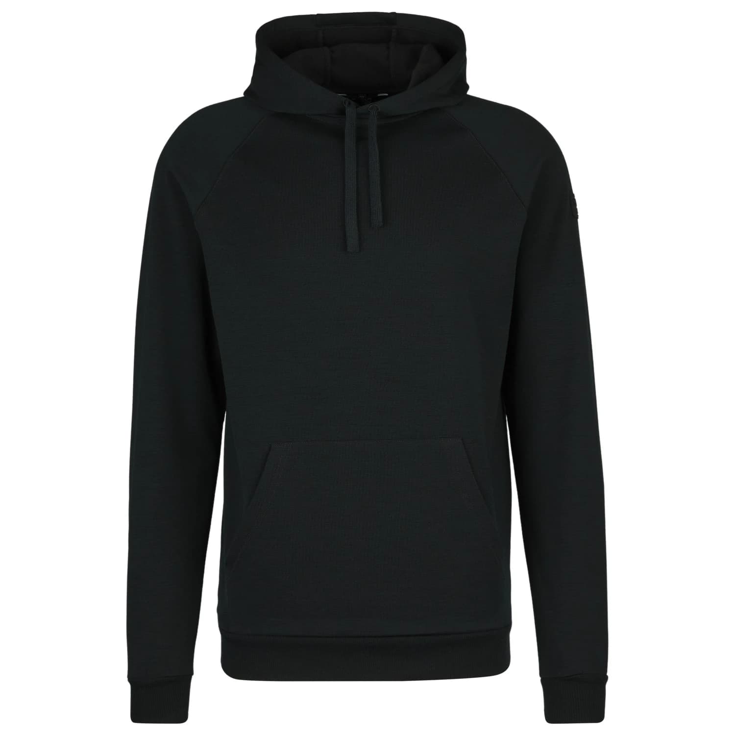 Мъжки вълнен пуловер Stoic MerinoFleece335 MMXX.Lulea Hoody Merino hoodie - Black