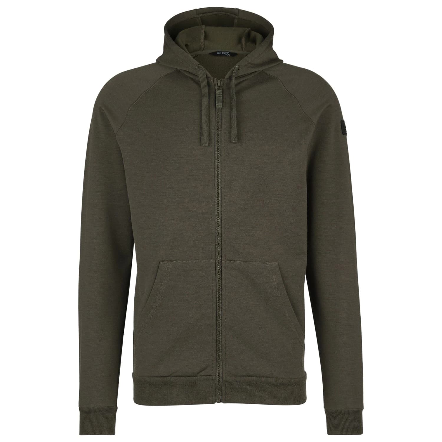 Вълнено яке Stoic MerinoFleece335 MMXX.Lulea II Zip Hoody Merino jacket - Dark Olive