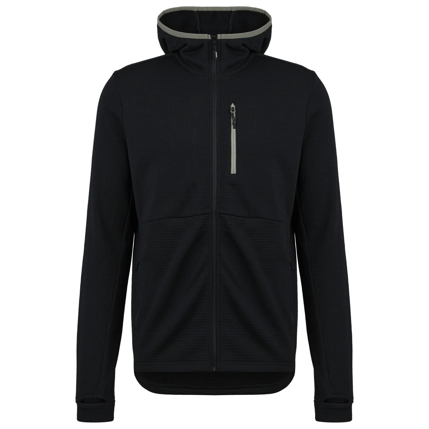 Мъжко поларено яке Stoic MerinoGrid285 NorrdalSt. Zip Hoody Fleece jacket - Black