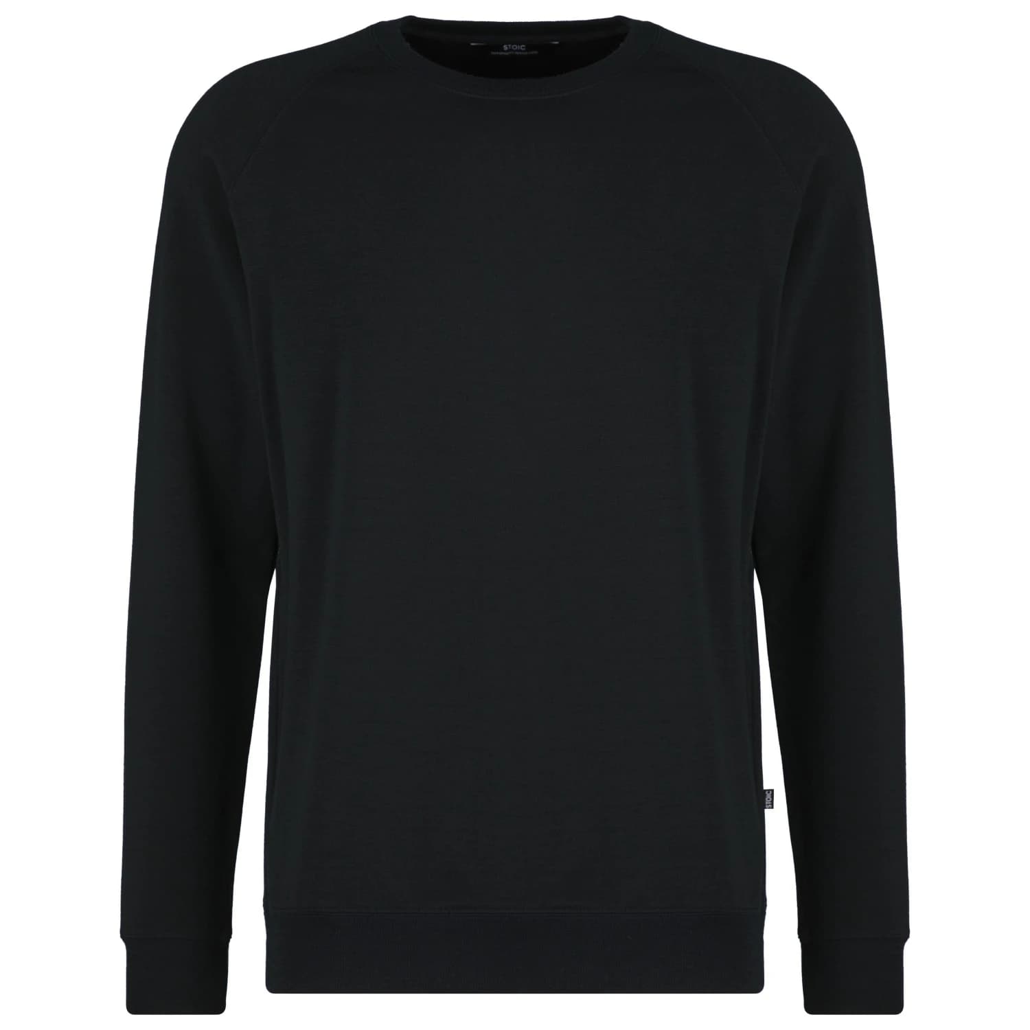 Мъжки вълнен пуловер Stoic MerinoTerry285 AlavaaraSt. Crew Pullover Merino jumper - Black