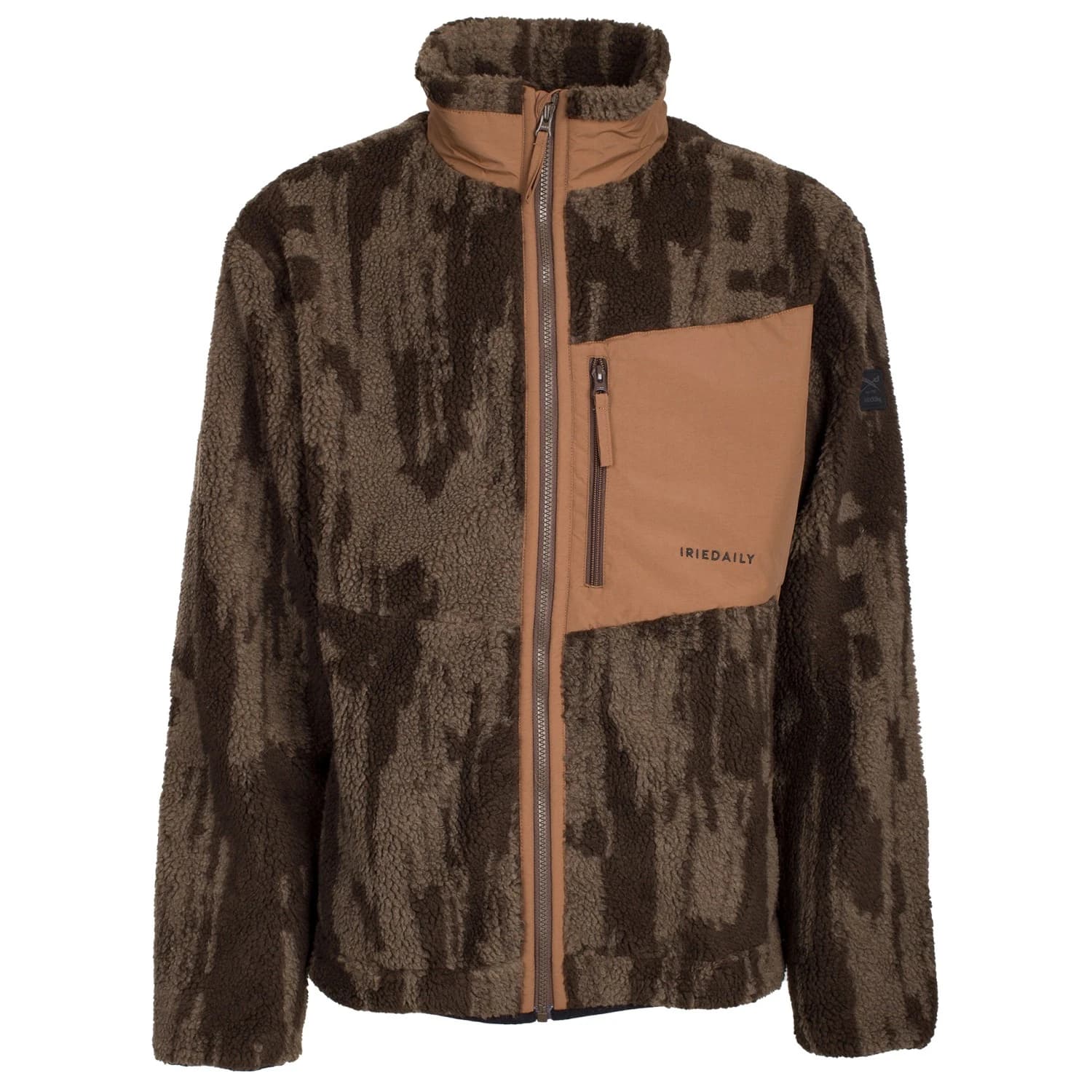 Мъжко поларено яке Iriedaily Flawless Jacket Fleece jacket - Dark Coffee
