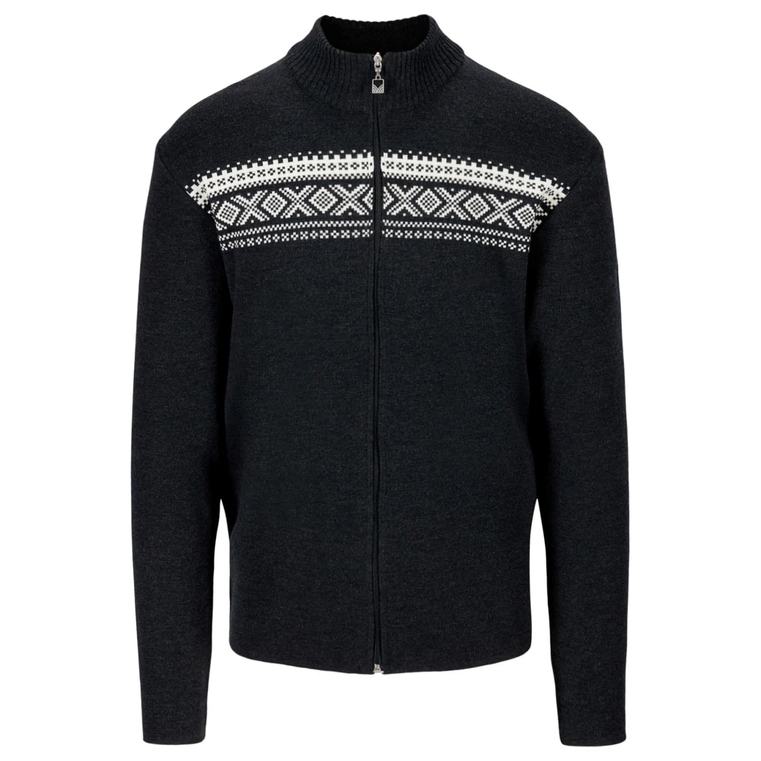 Мъжко вълнено яке Dale of Norway Dalestølen Jacket Merino jacket - Dark Charcoal / Off White