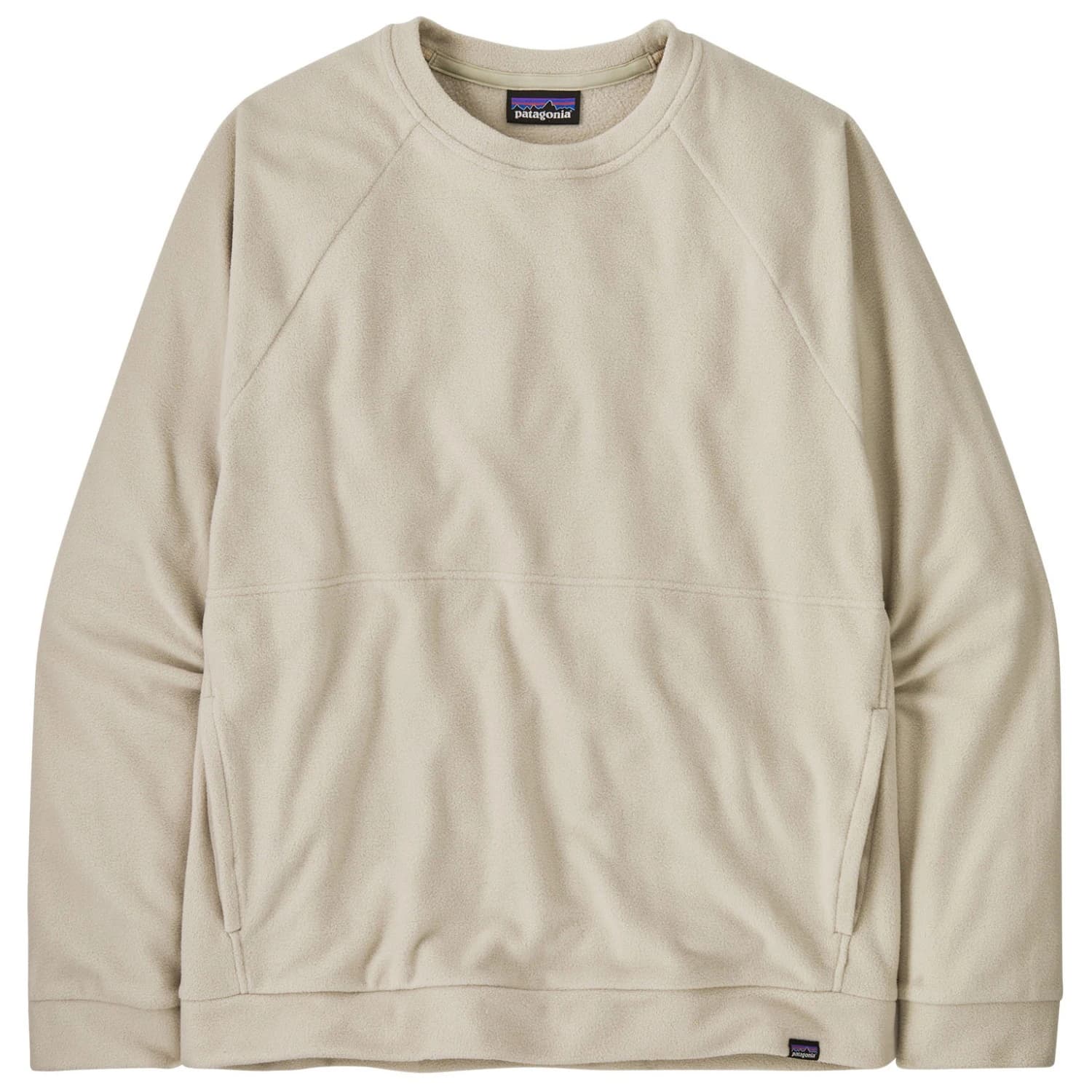 Мъжки поларен пуловер Patagonia Micro D Crewneck Fleece jumper - Pelican