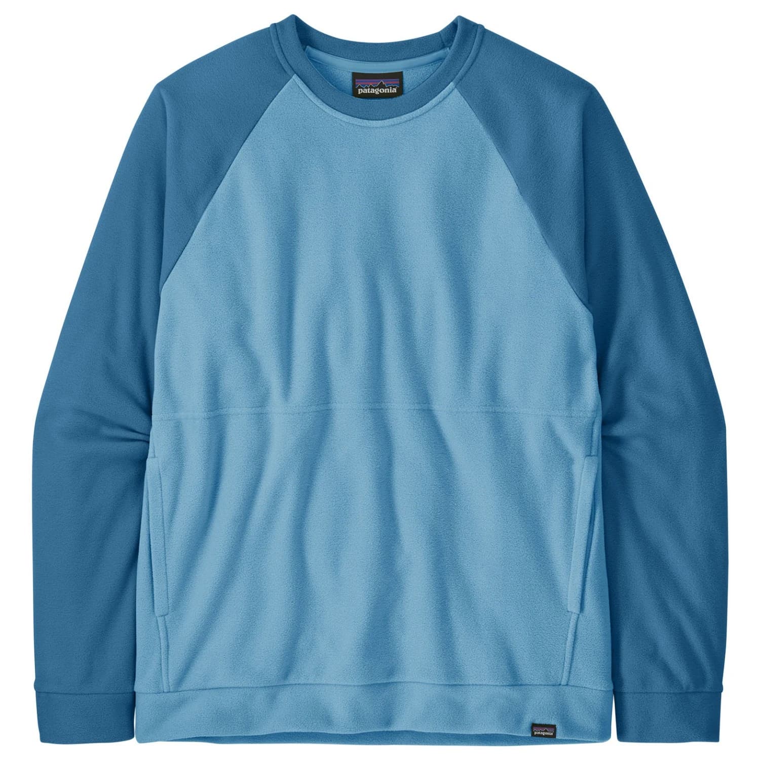 Мъжки поларен пуловер Patagonia Micro D Crewneck Fleece jumper - Shore Blue