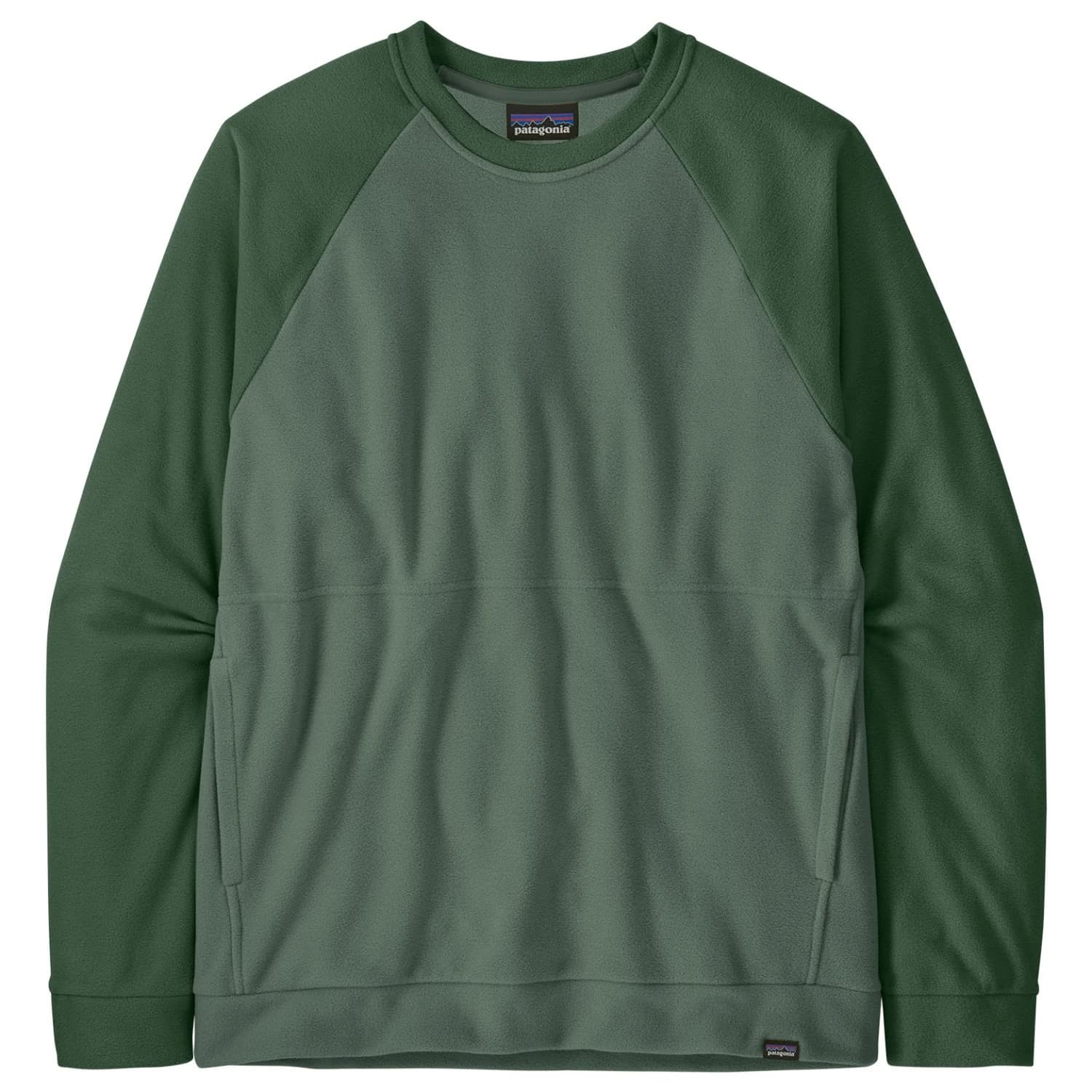 Мъжки поларен пуловер Patagonia Micro D Crewneck Fleece jumper - Canopy Green