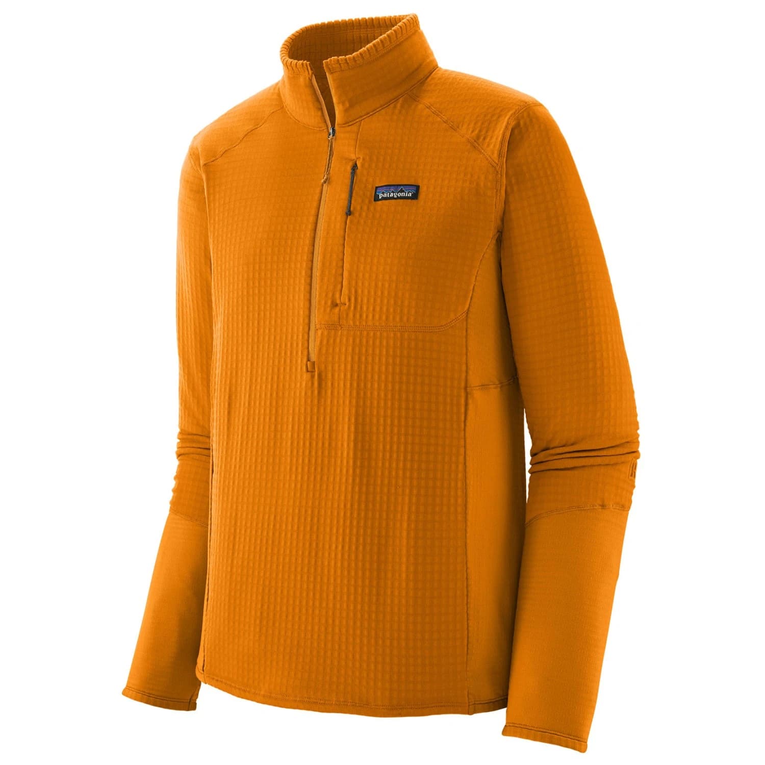 Мъжки поларен пуловер Patagonia R1 P/O Fleece jumper - Autumn Orange