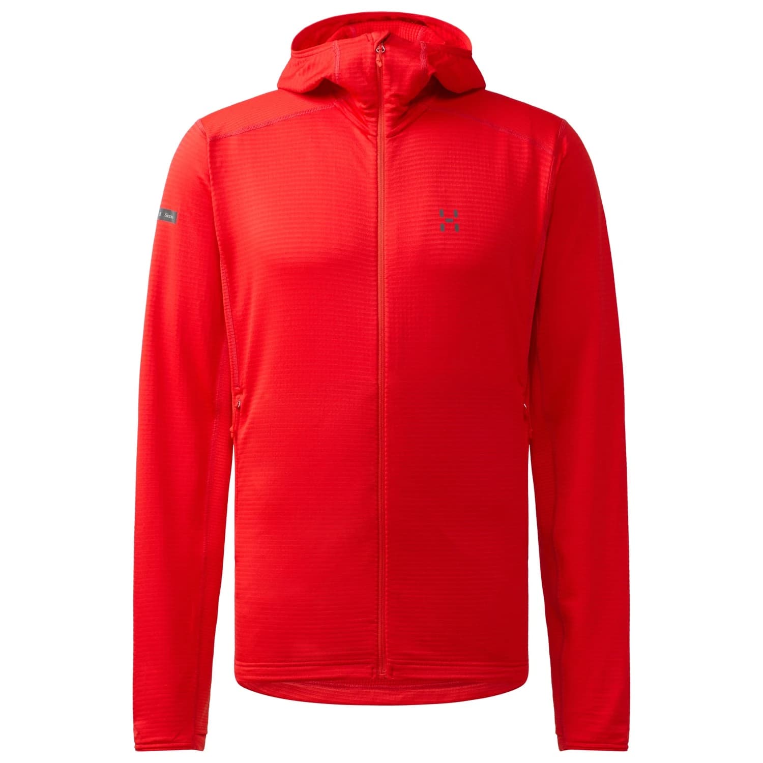 Мъжко поларено яке Haglöfs L.I.M Mid Multi II Hood Fleece jacket - Tech Red