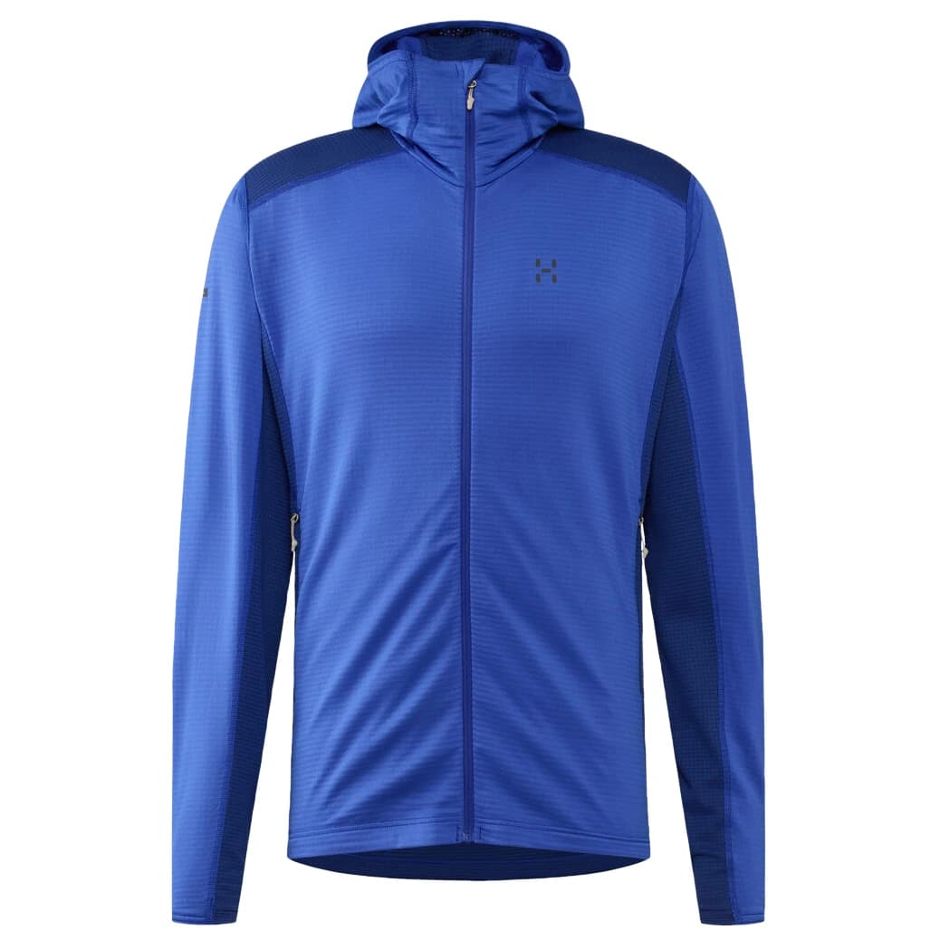 Мъжко поларено яке Haglöfs L.I.M Mid Multi II Hood Fleece jacket - Northern Blue / Evening Blue