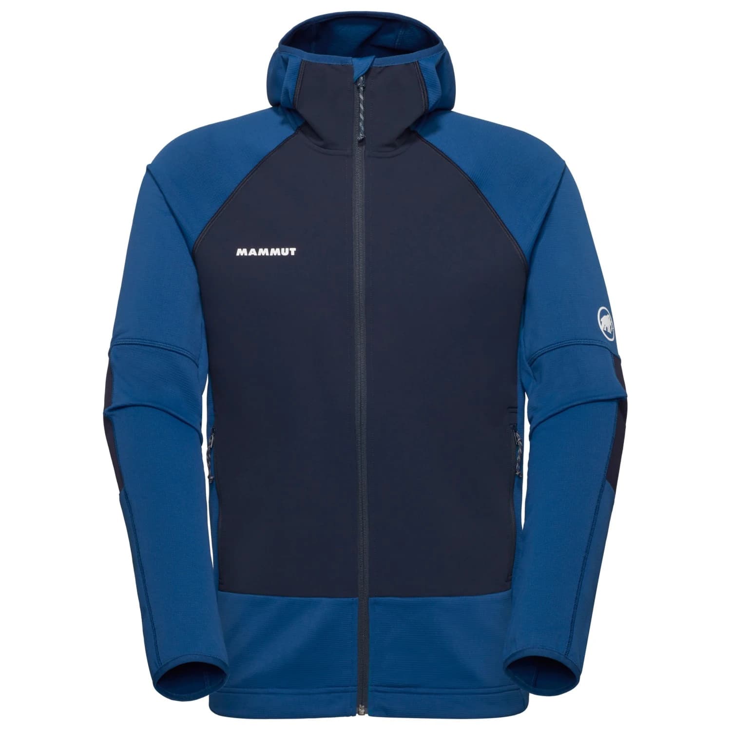 Мъжко поларено яке Mammut Massone Midlayer Hooded Jacket Fleece jacket - Tschiel / Marine