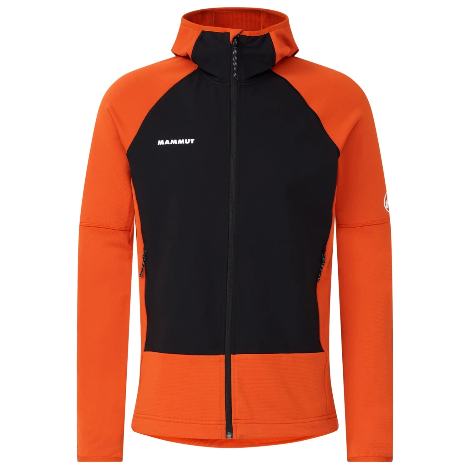 Мъжко поларено яке Mammut Massone Midlayer Hooded Jacket Fleece jacket - Autumn Larice / Black