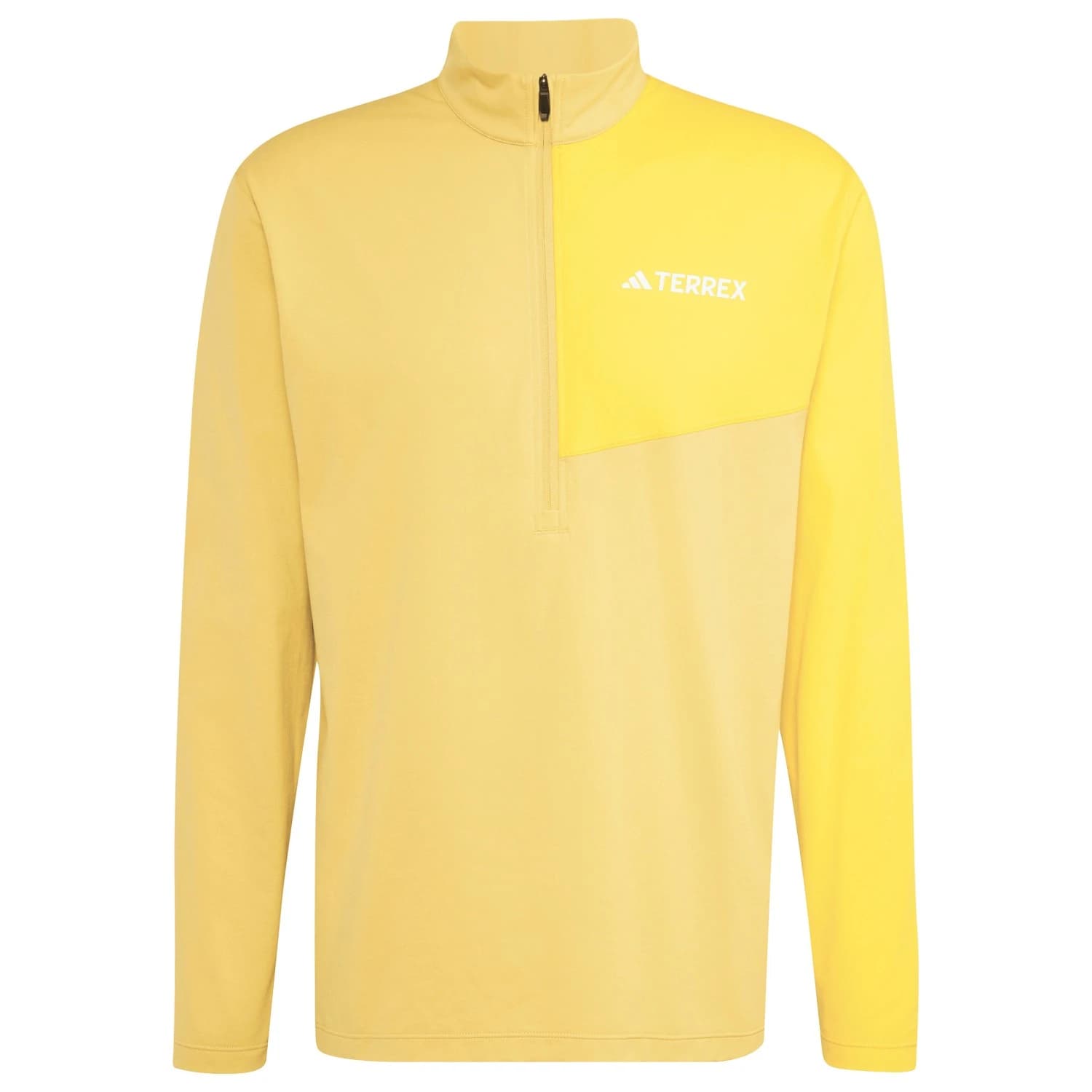 Мъжка спортна тениска adidas Terrex Multi Half Zip L/S Tee Fleece jumper - Pyrite