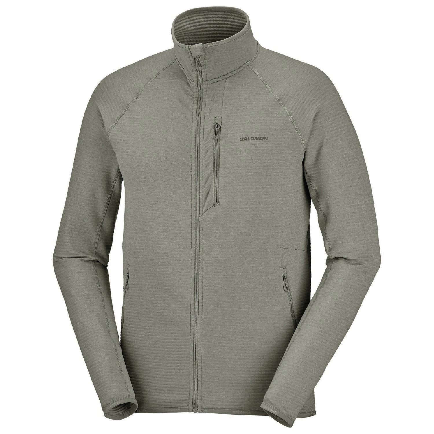Мъжко поларено яке Salomon Essential Lightwarm Fleece jacket - Castor Gray
