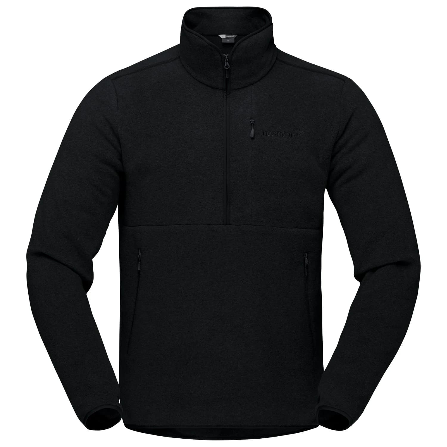 Поларен пуловер Norrøna Femund Warm2 Halfzip Fleece jumper - Caviar Black