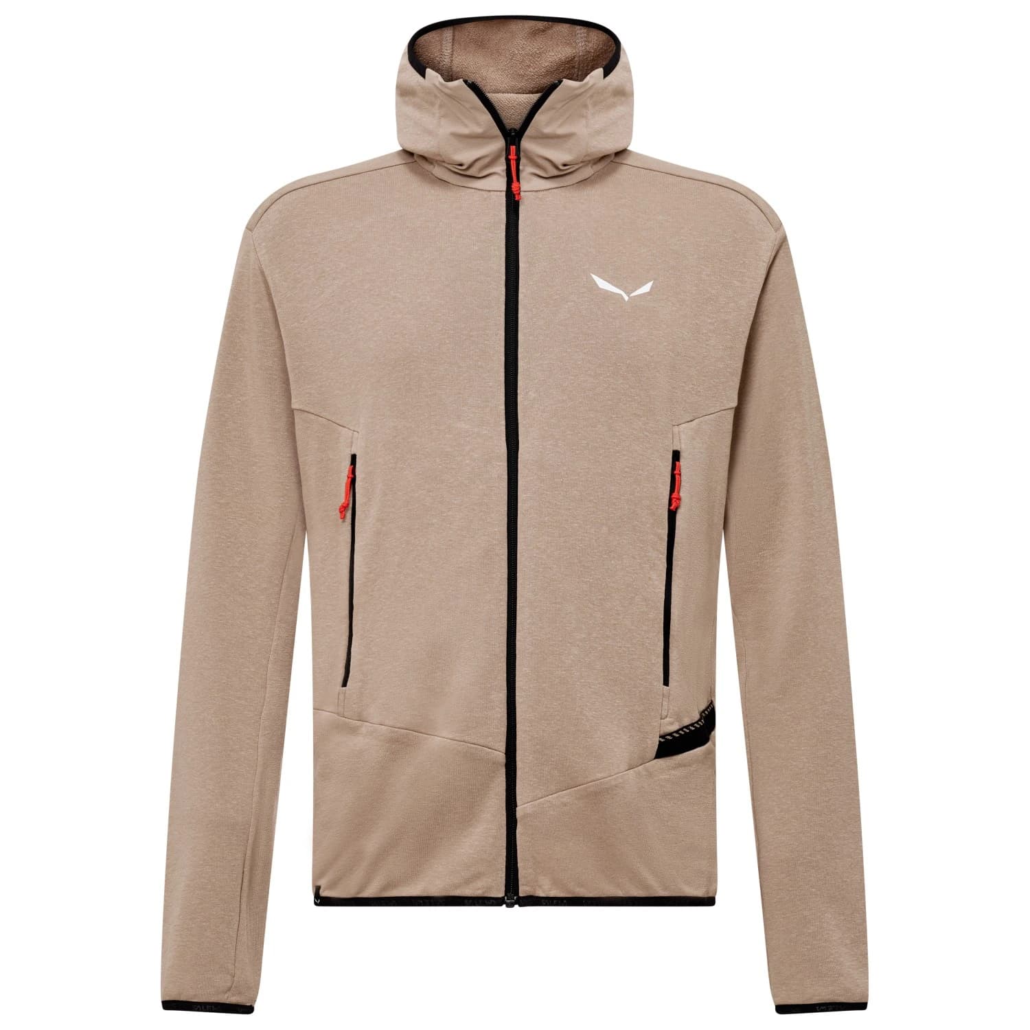 Мъжко поларено яке Salewa Agner Hemp 2 Hooded Jacket Fleece jacket - Quicksand