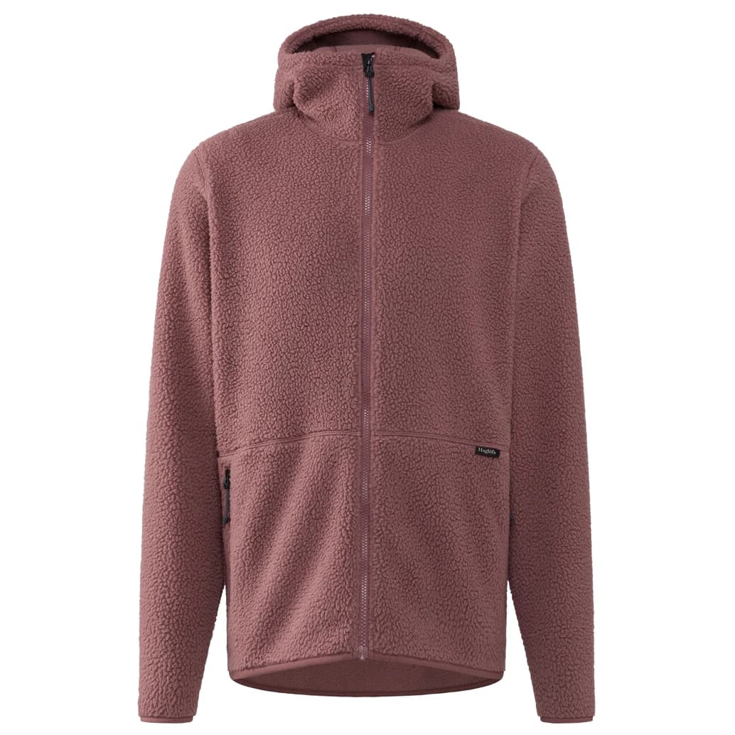 Мъжко поларено яке Haglöfs Funäs Pile Hood Fleece jacket - Misty Mauve