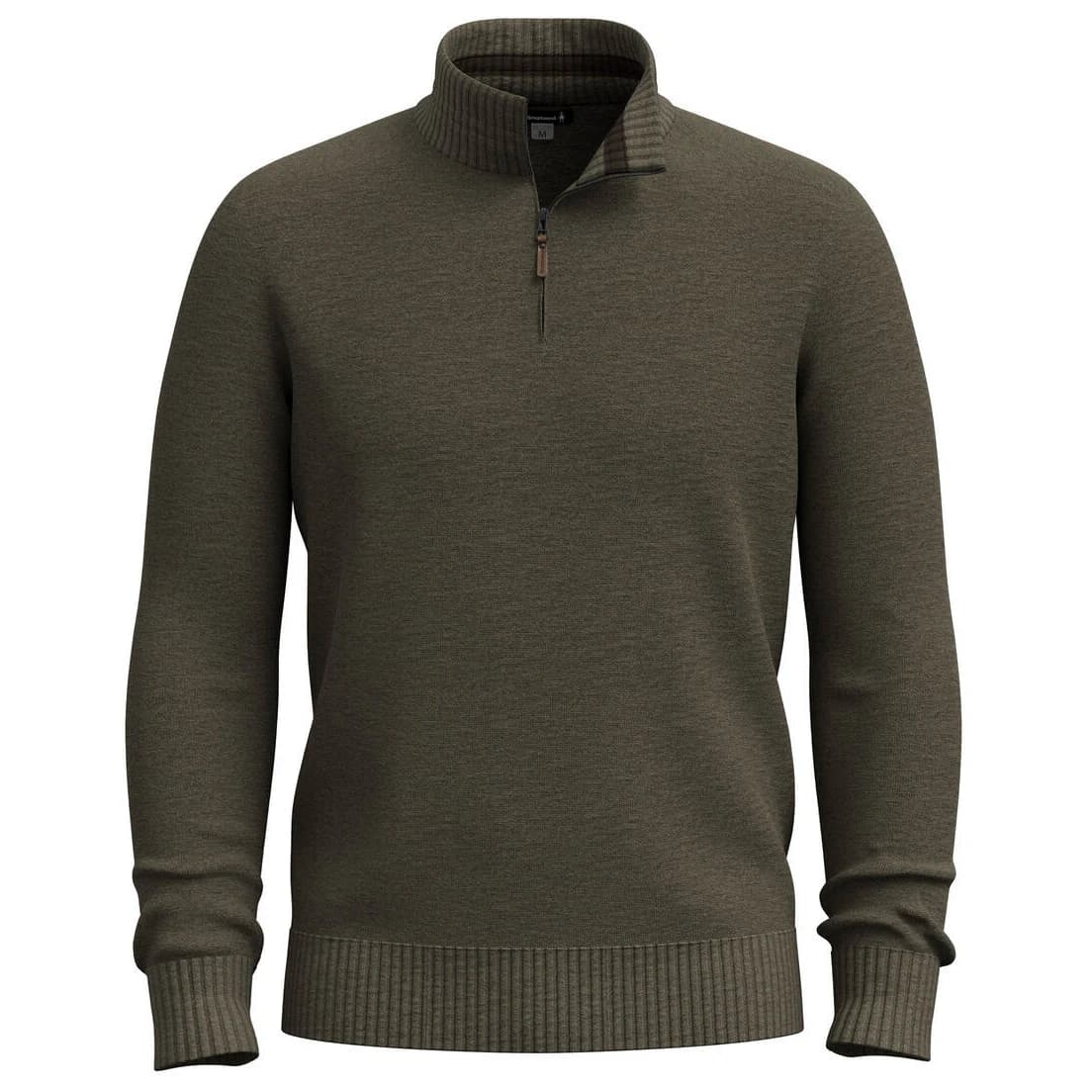 Вълнен пуловер Smartwool Sparwood 1/4 Zip Sweater Fleece jumper - North Woods / Winter Moss Heather