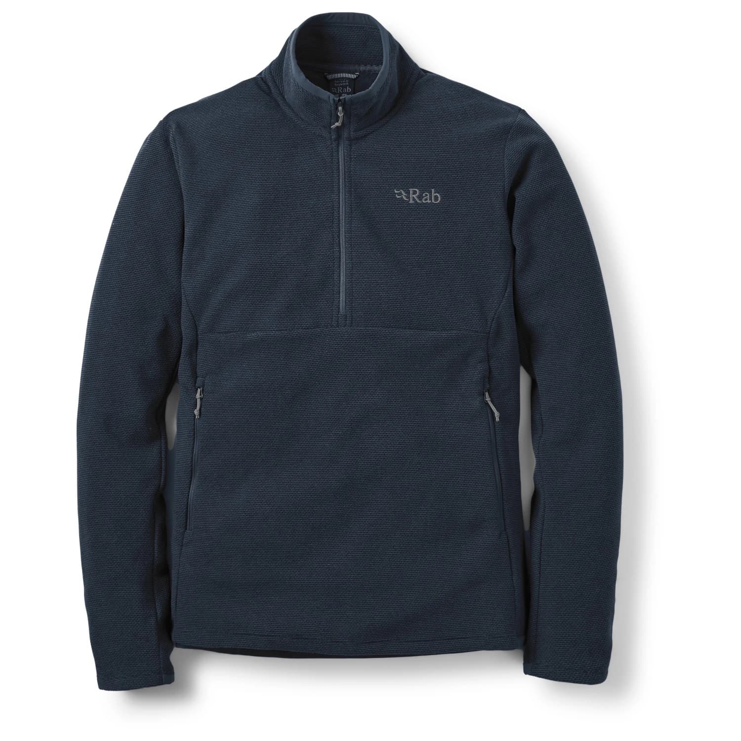 Мъжки поларен пуловер Rab Stavel Pull-On Fleece jumper - Beluga