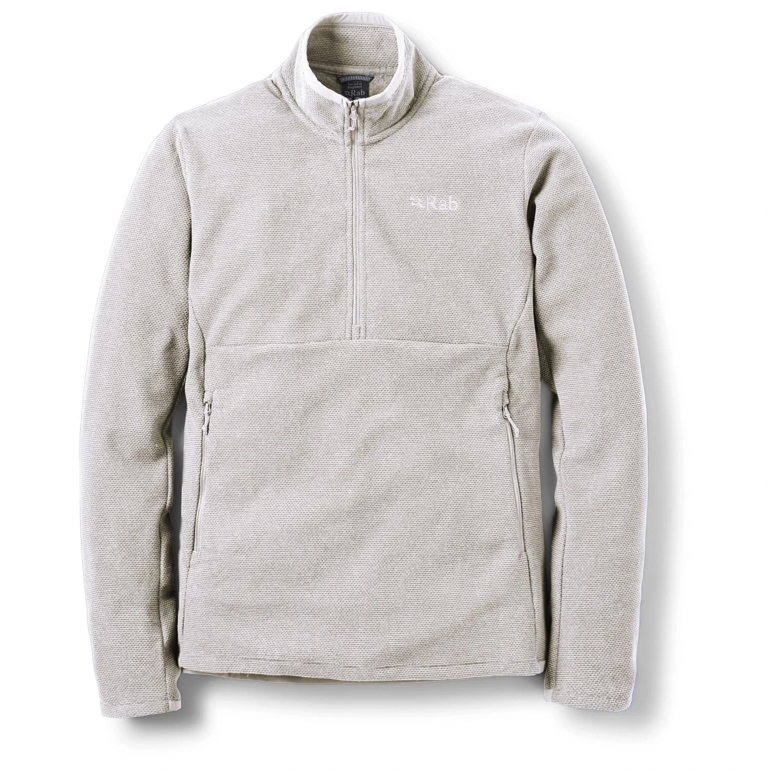 Мъжки поларен пуловер Rab Stavel Pull-On Fleece jumper - Pebble