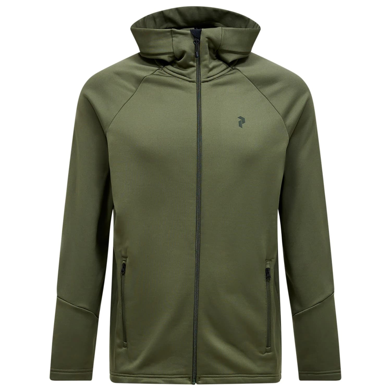 Мъжко поларено яке Peak Performance Rider Essentials Zip Hood Fleece jacket - Pine Needle