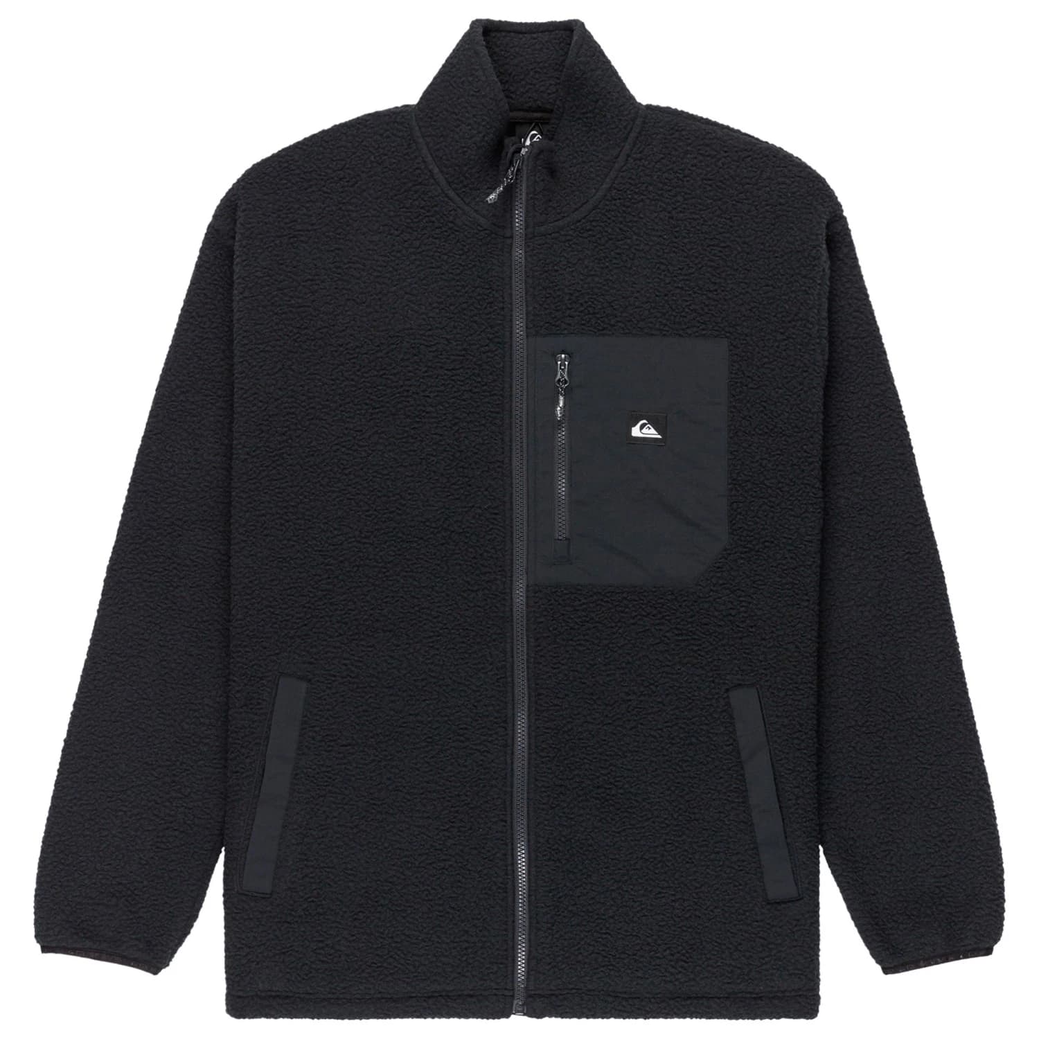 Мъжко поларено яке Quiksilver Clean Coast Full-Zip Fleece jacket - Black