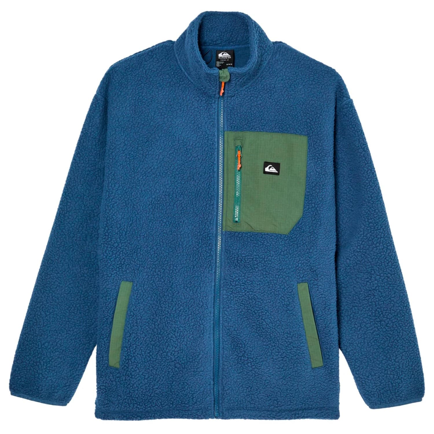 Мъжко поларено яке Quiksilver Clean Coast Full-Zip Fleece jacket - Dark Denim