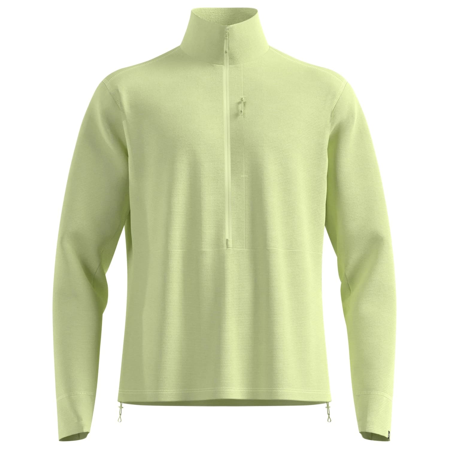 Мъжко поларено яке Odlo Mid Layer 1/2 Zip Grid Fleece Fleece jacket - Shadow Lime Melange