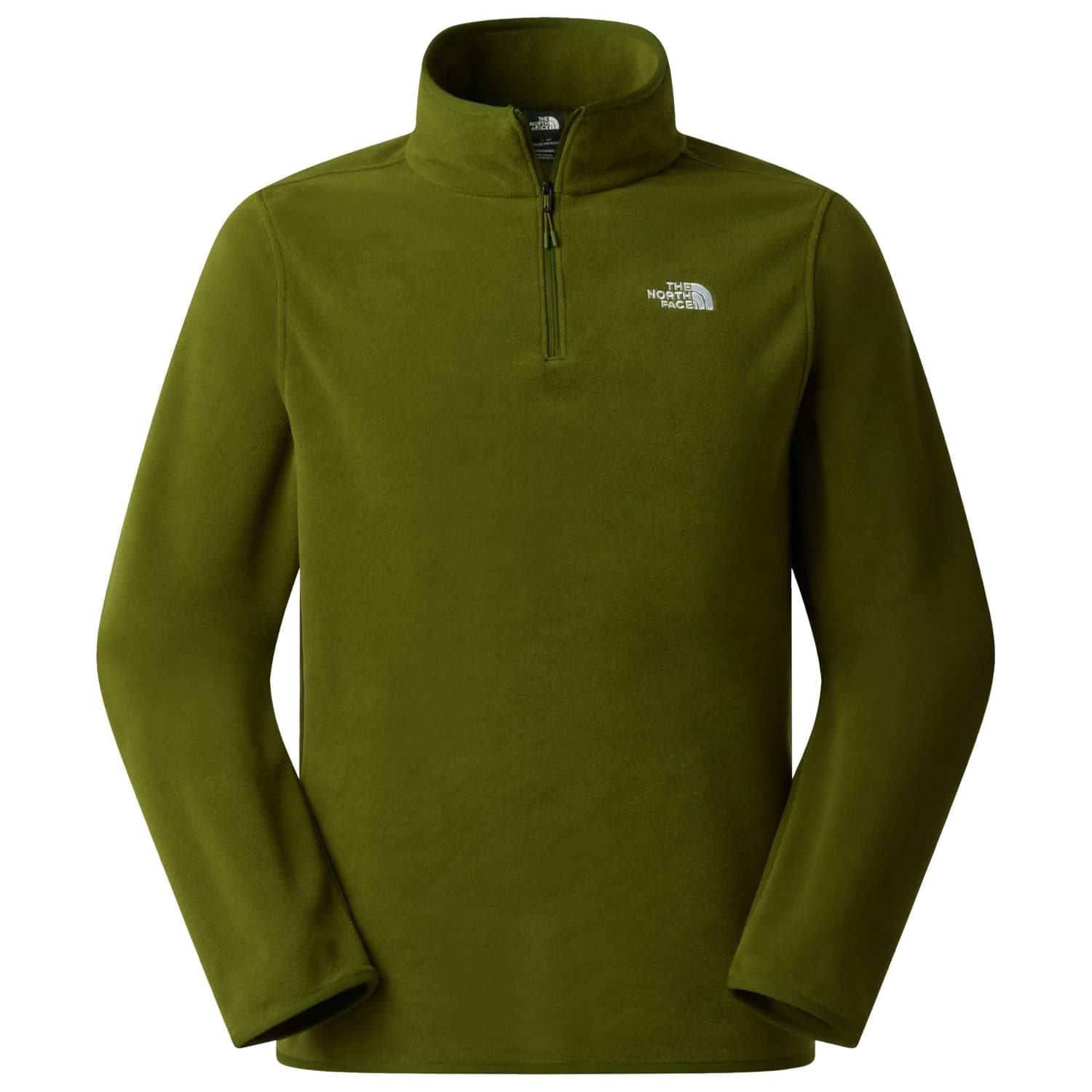 Мъжки поларен пуловер The North Face Glacier Fleece 1/4 Zip Jacket Fleece jumper - Woodland Green