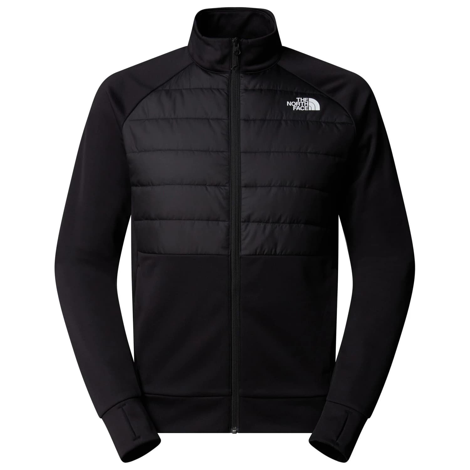 Мъжко поларено яке The North Face Reaxion 2.0 Fleece Hybrid Full Zip Jacket Fleece jacket - TNF Black Heather