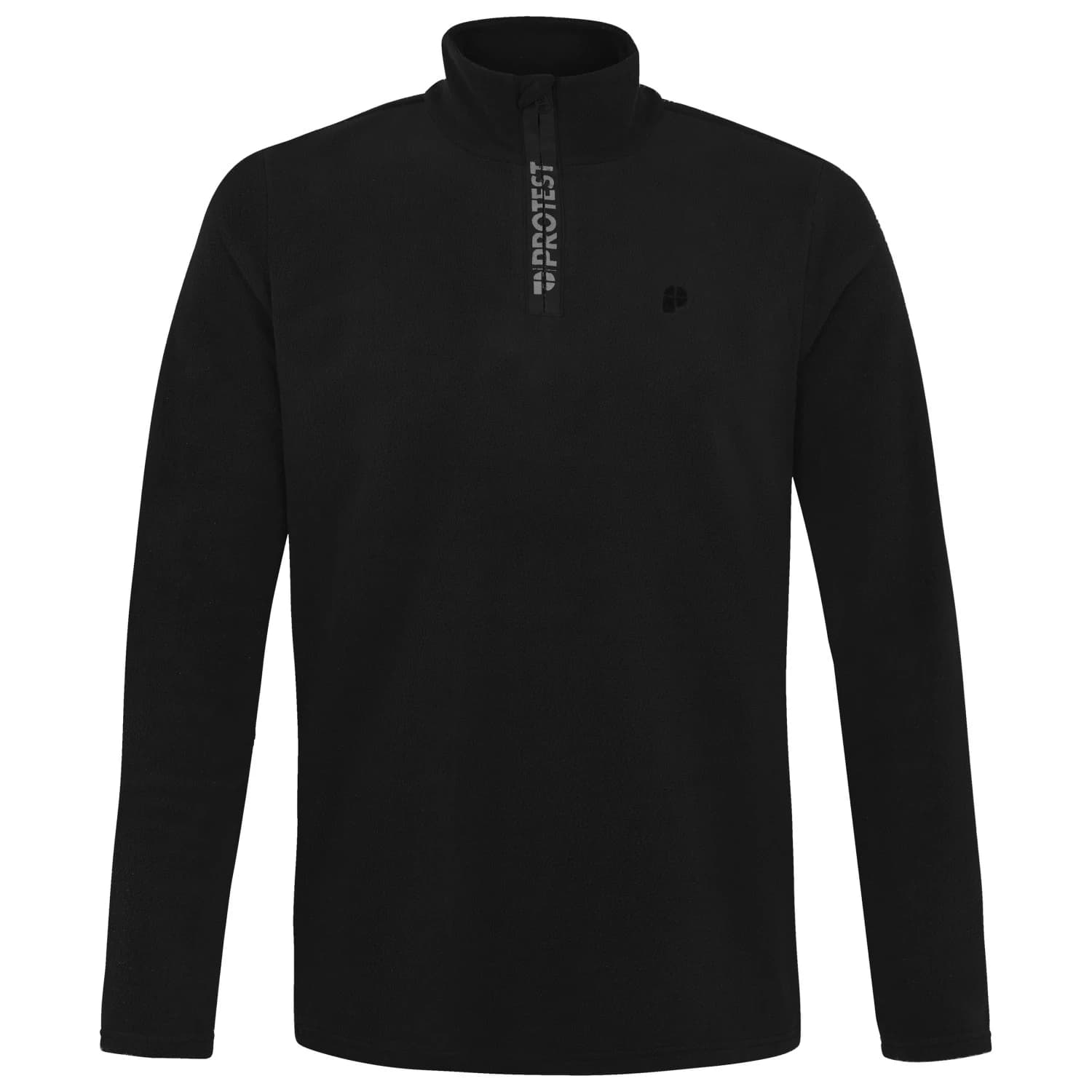 Мъжки поларен пуловер Protest PRTReperfecto 1/4 Zip Active Top Fleece jumper - True Black