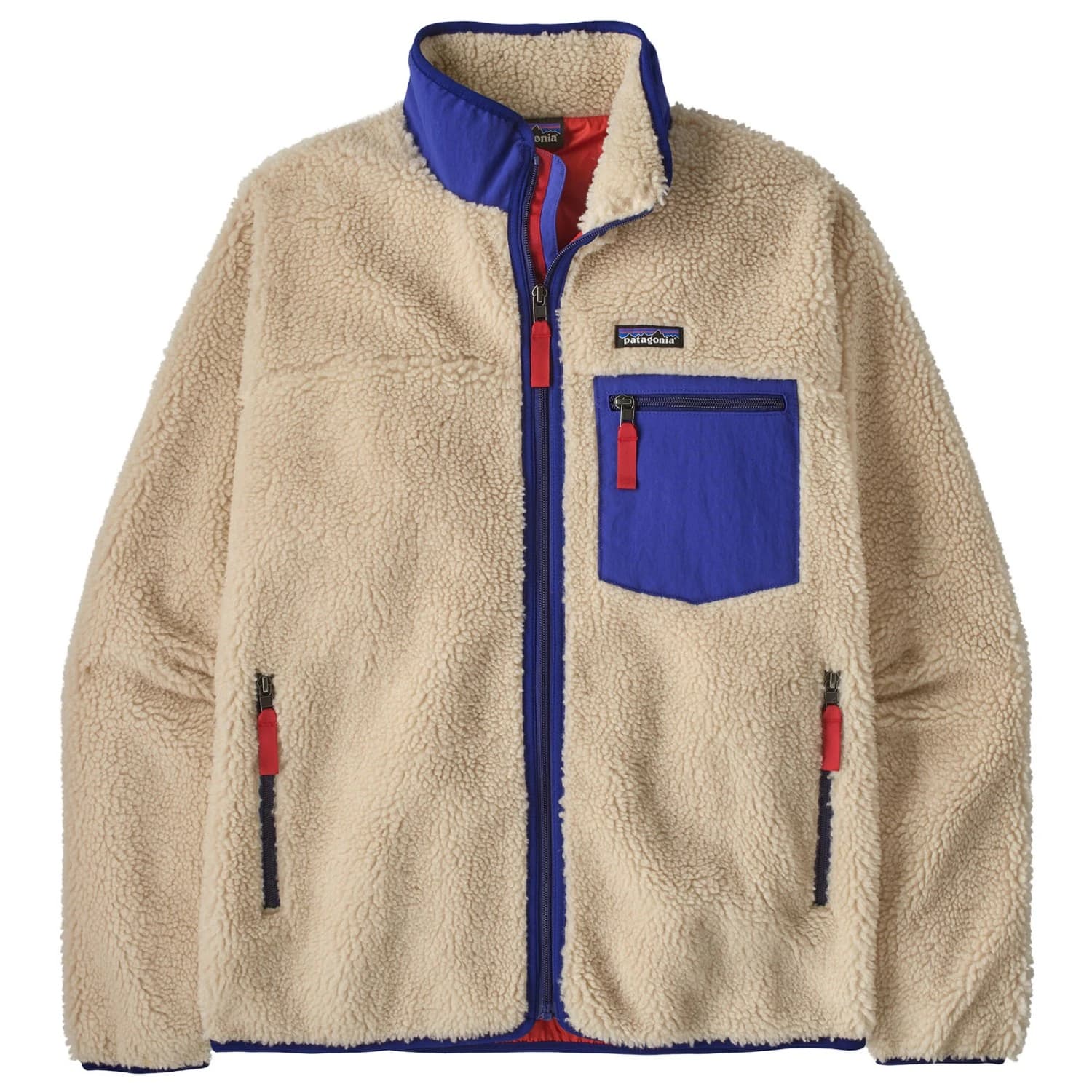 Мъжко поларено яке Patagonia Classic Retro-X Jacket Fleece jacket - Dark Natural / Cobalt Blue
