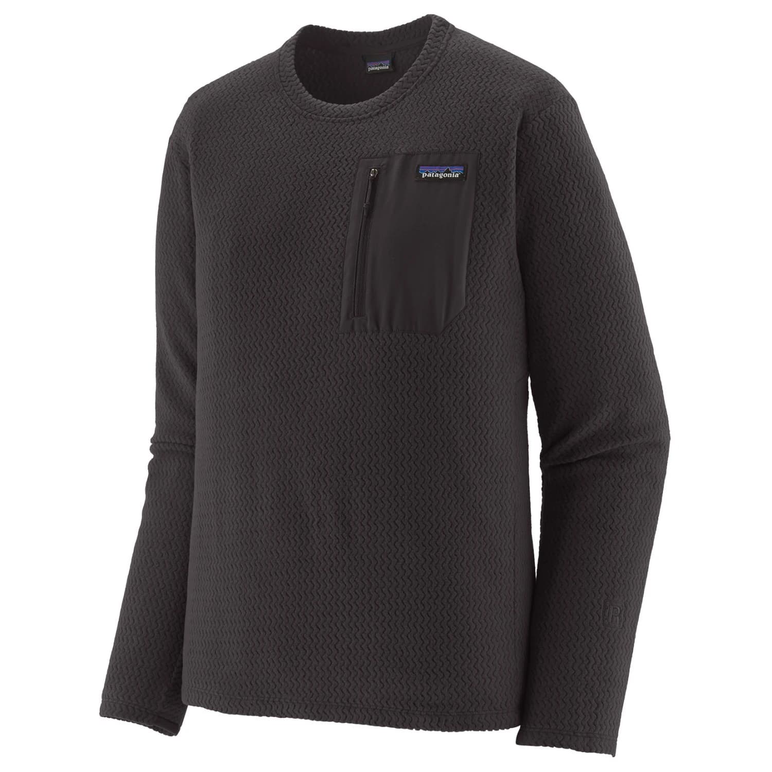Мъжки поларен пуловер Patagonia R1 Air Crew Fleece jumper - Black