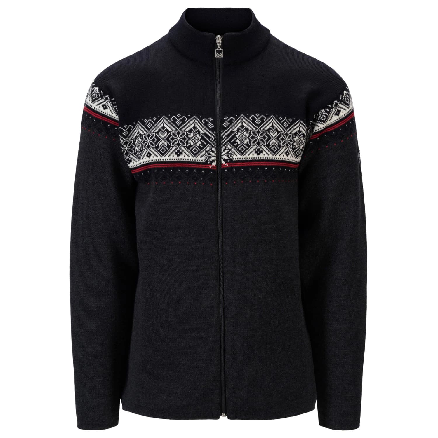 Вълнено яке Dale of Norway Moritz Jacket Merino jacket - Dark Charcoal / Black / Off White