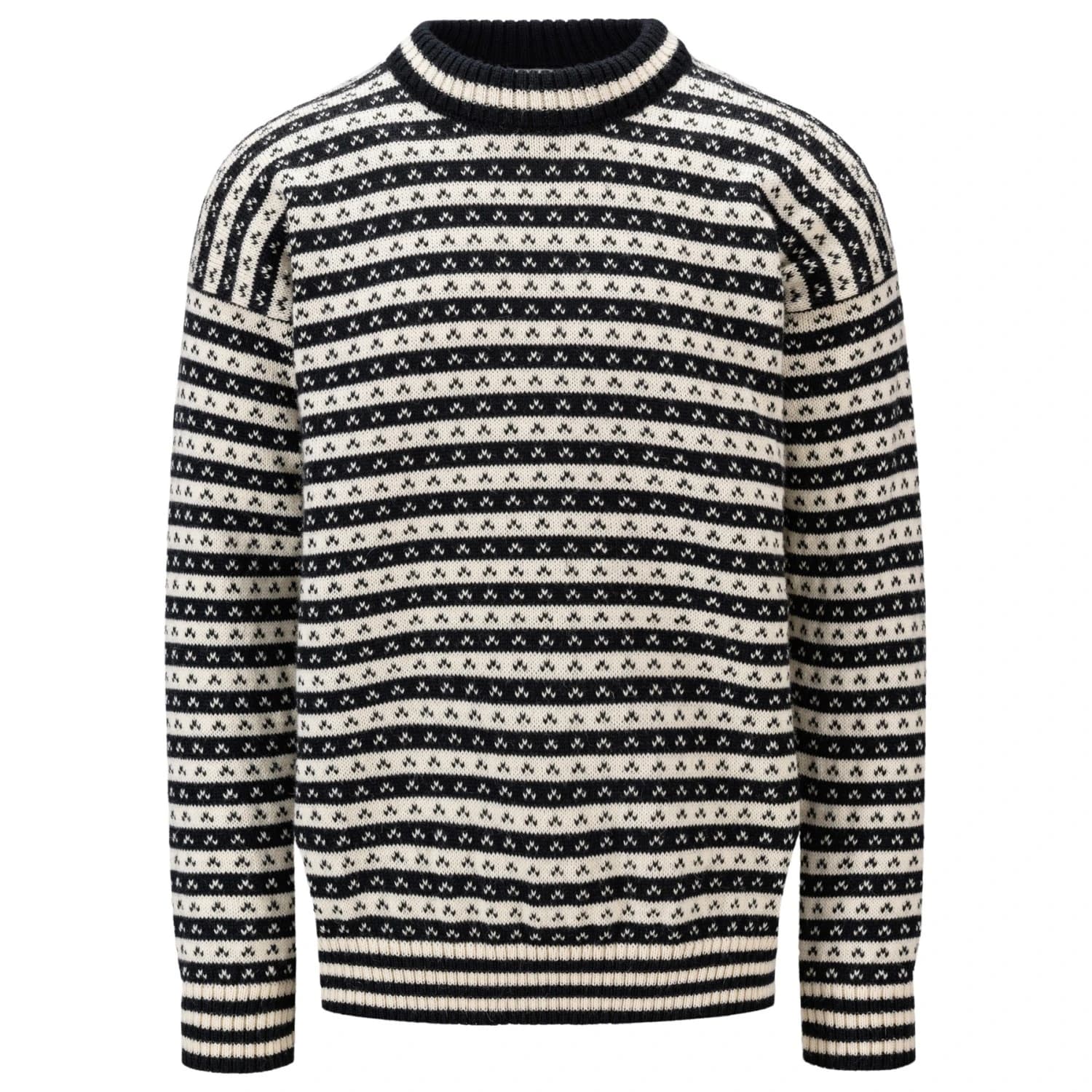Вълнен пуловер Dale of norway Skipsleia Sweater Wool jumper - Black / Off White