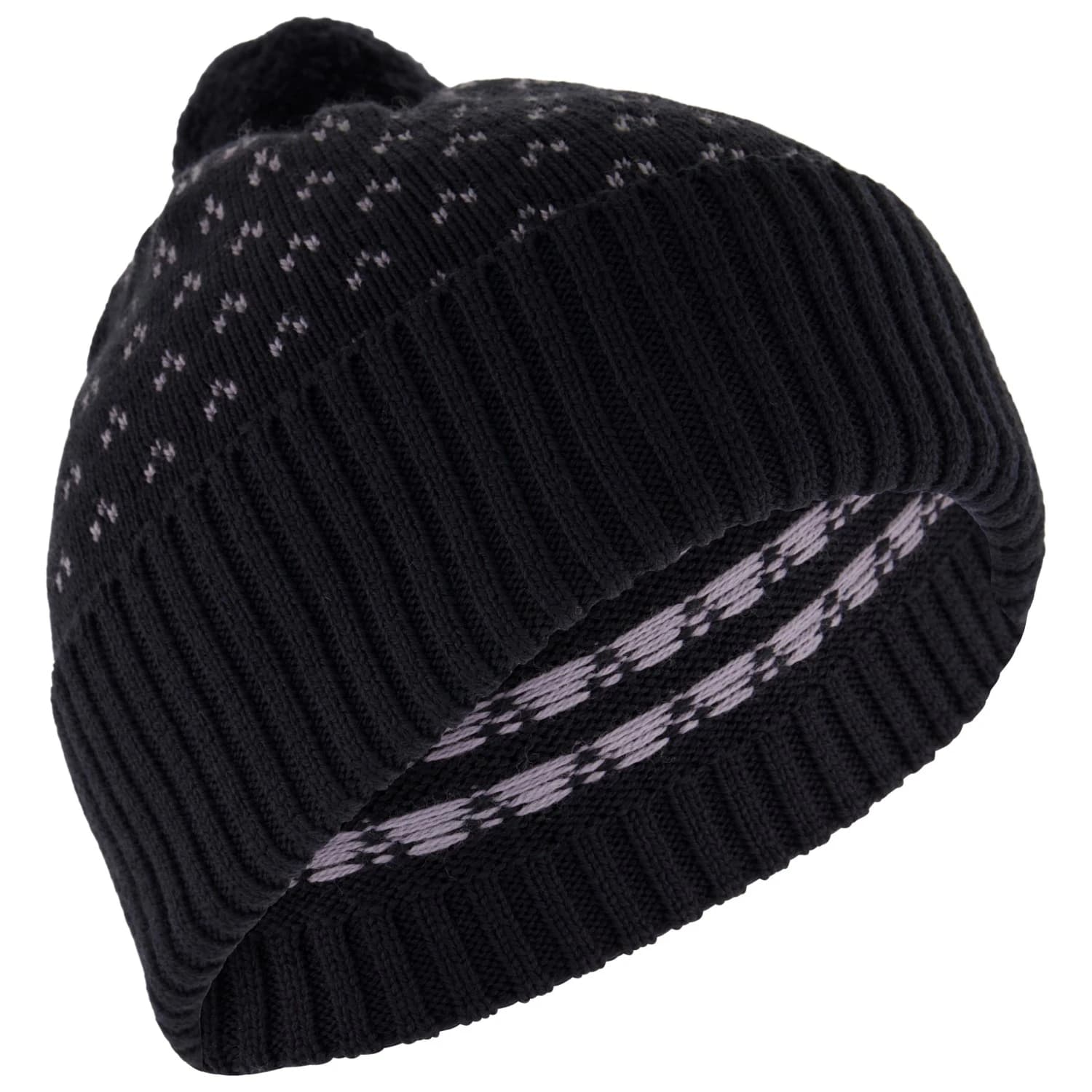 Зимна шапка (beanie) Stoic Heavy MerinoKnit MMXX.Norrbotten Beanie - Black / Smoke Grey