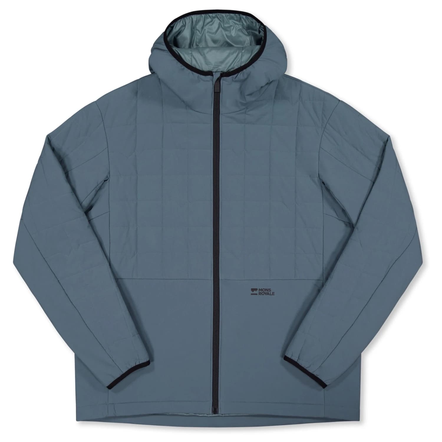 Мъжко вълнено яке Mons royale Canyon Merino Insulated Hooded Jacket Merino jacket - Goblin Blue