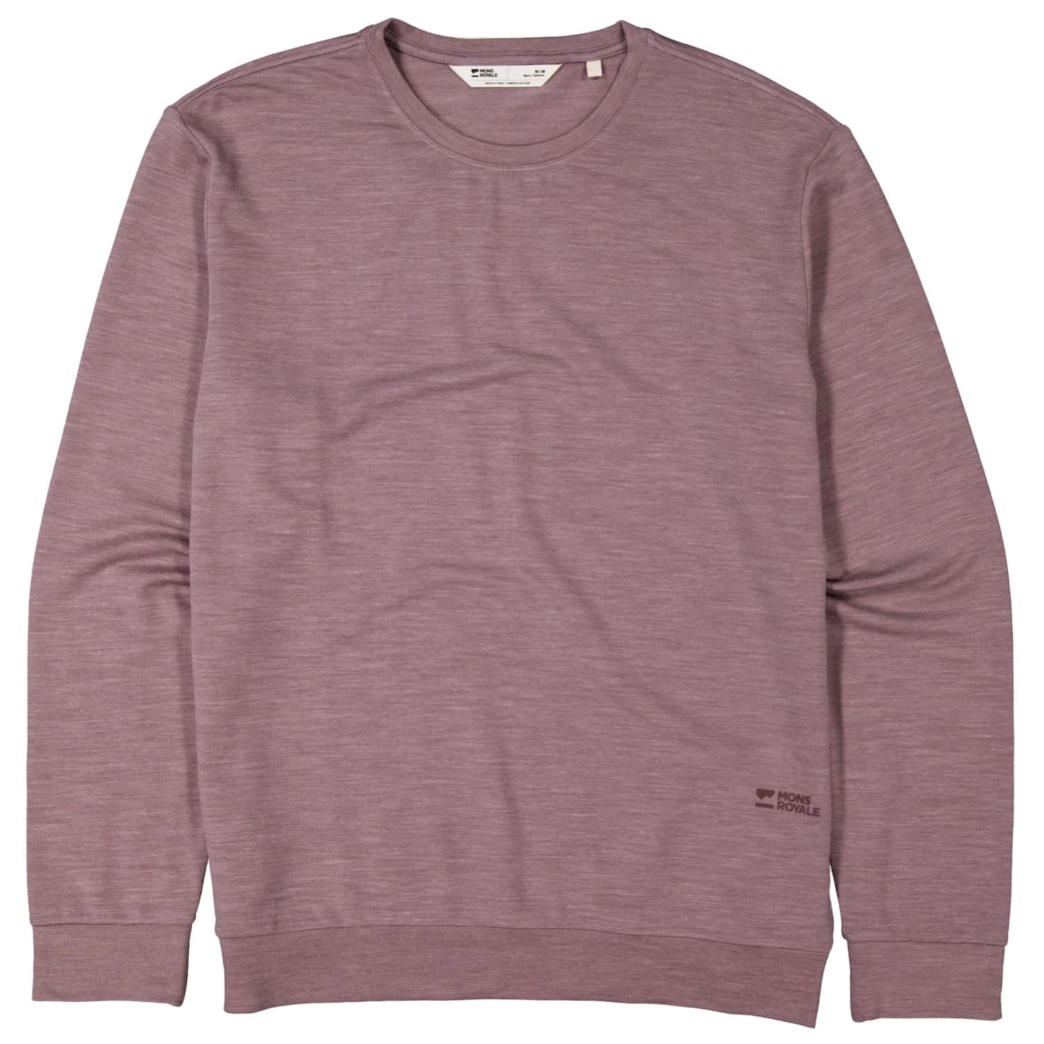 Вълнен пуловер Mons Royale Horizon Merino Crew Merino jumper - Antler