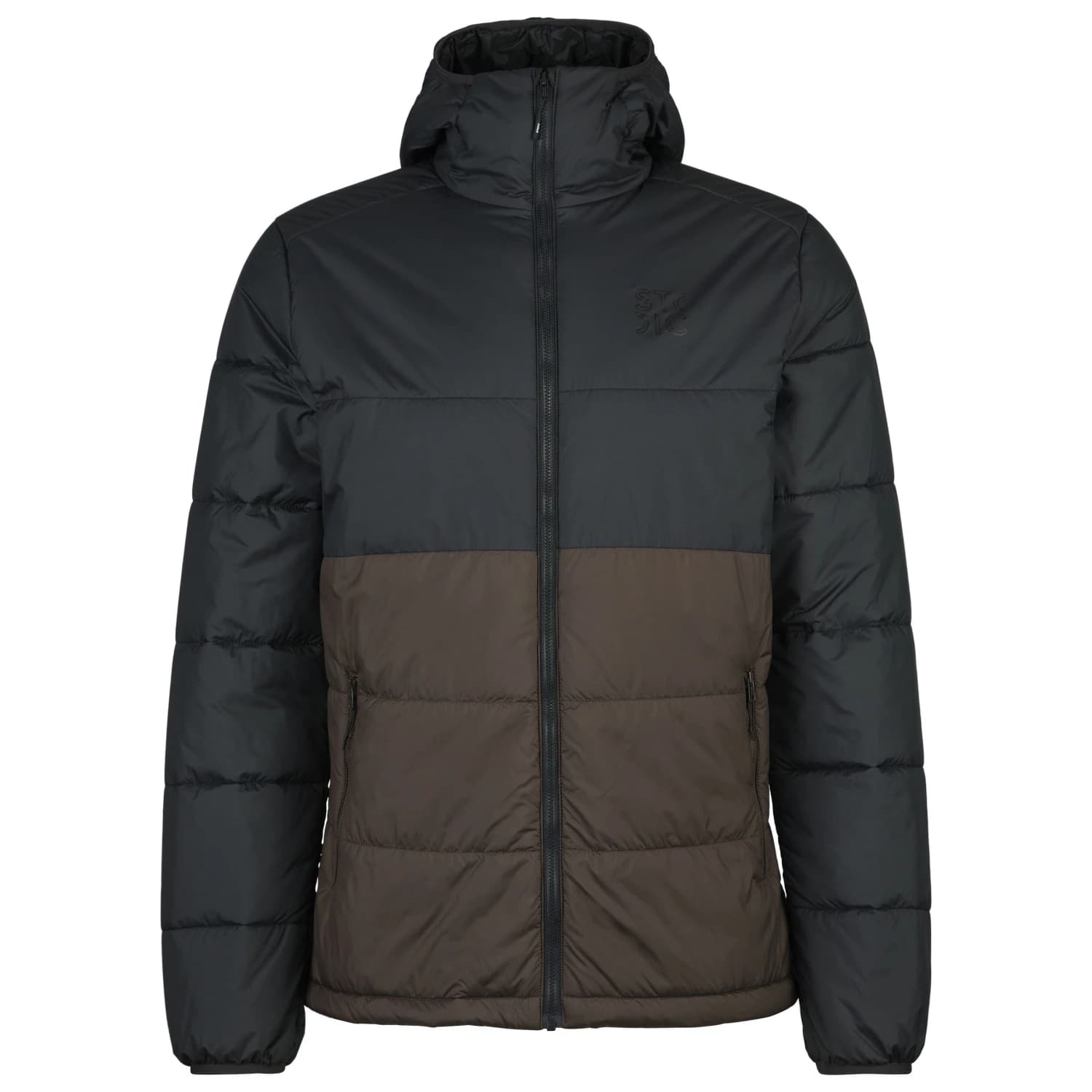 Мъжко вълнено яке Stoic MountainWool120 StorboSt. II Hoody Insulation jacket - Black / Black Olive