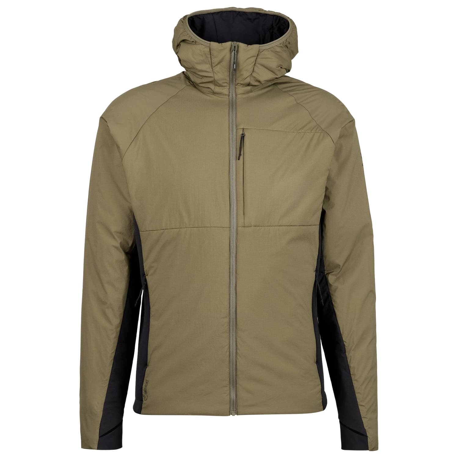 Мъжко вълнено яке Stoic MountainWool60 JokkmokkSt. Hybrid Hoody Insulation jacket - Olive Green / Black