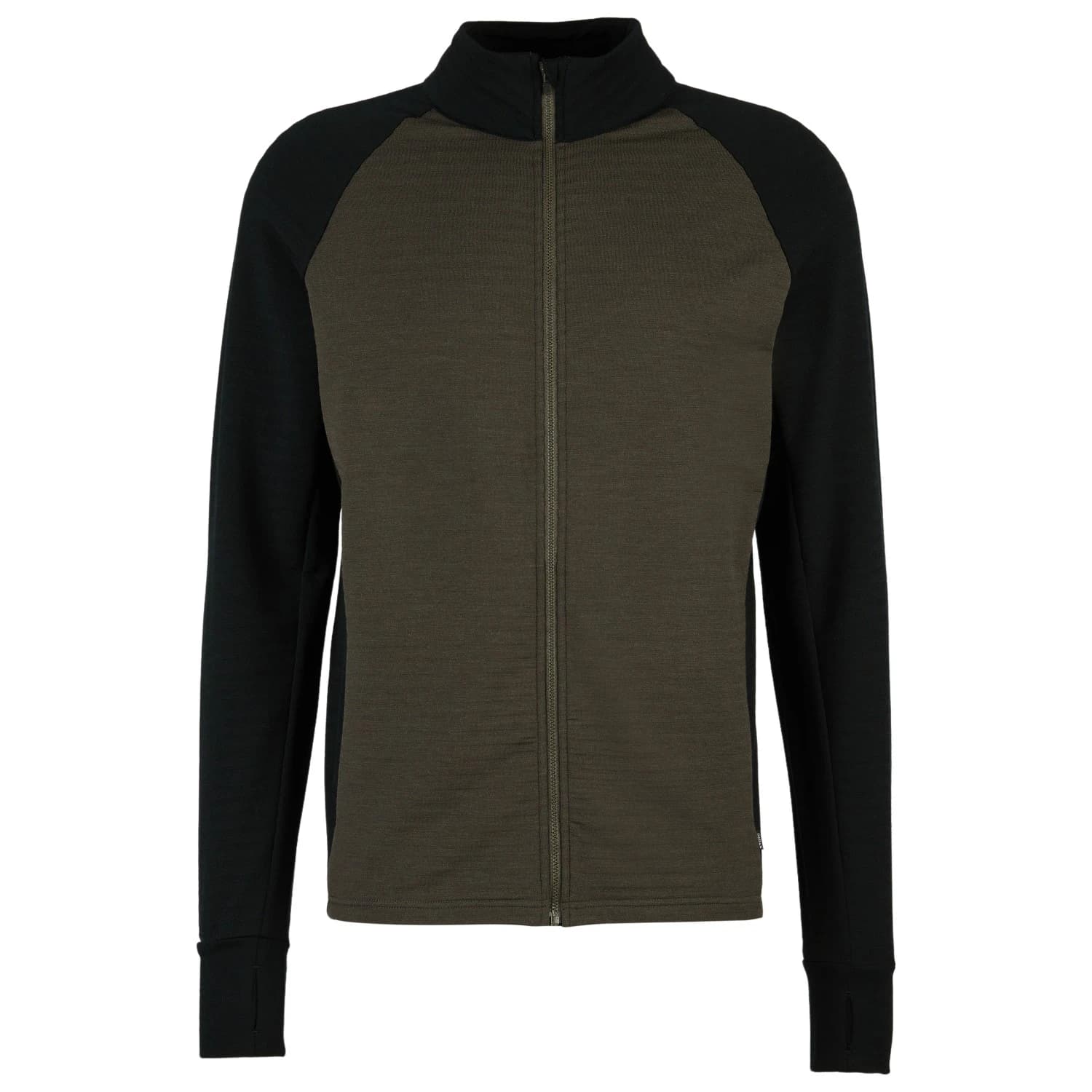 Мъжко вълнено яке Stoic MerinoFleece260 FlenSt. Jacket Merino jacket - Black / Dark Olive