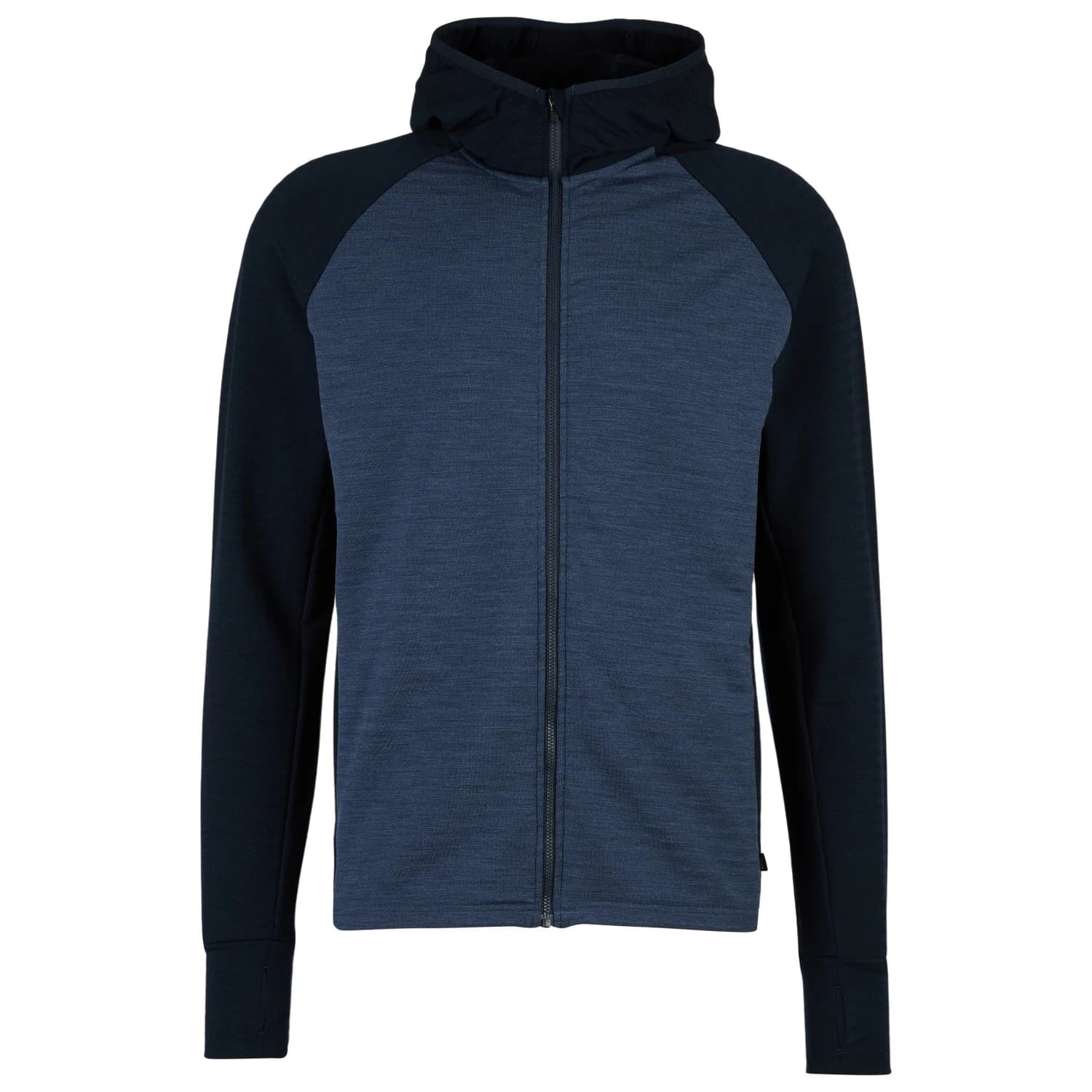 Мъжко вълнено яке Stoic MerinoFleece260 FlenSt. Zip Hoody Merino hoodie - Dark Navy / Dark Navy Melange