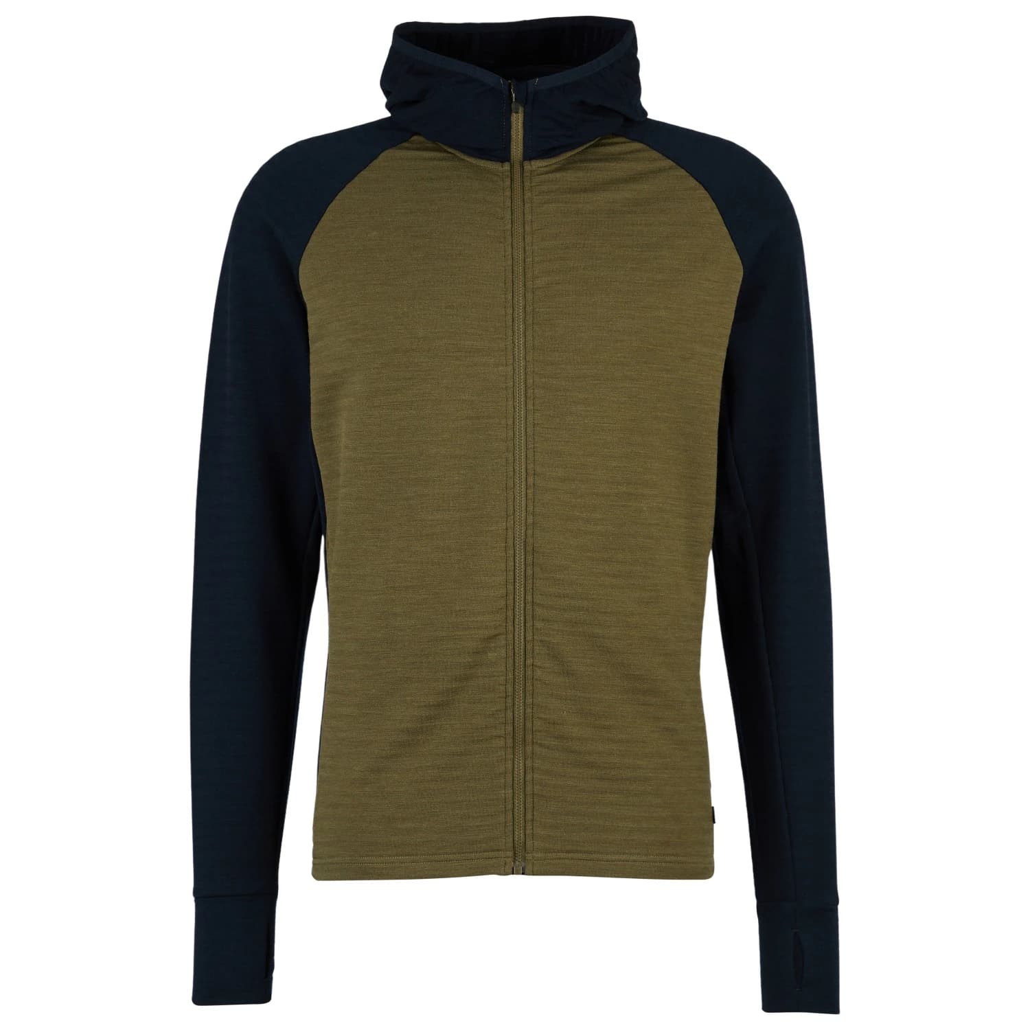 Мъжко вълнено яке Stoic MerinoFleece260 FlenSt. Zip Hoody Merino hoodie - Dark Navy / Olive Green