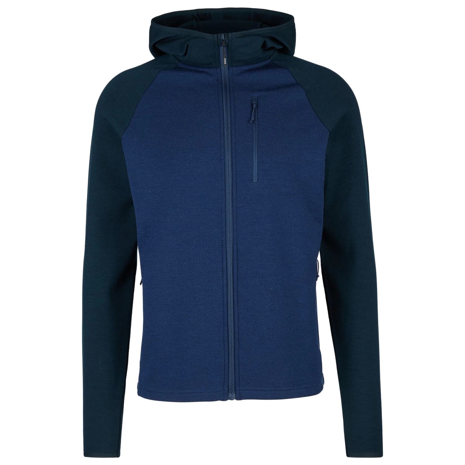 Мъжко вълнено яке Stoic MerinoFleece335 KuolpaSt. II Zip Hoody Merino hoodie - Dark Navy / Navy Blue