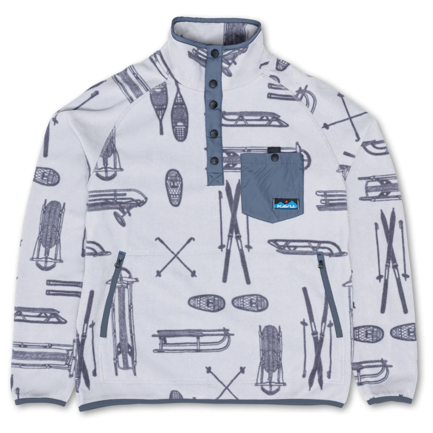 Поларен пуловер KAVU Teannaway Fleece jumper - Snow Pack