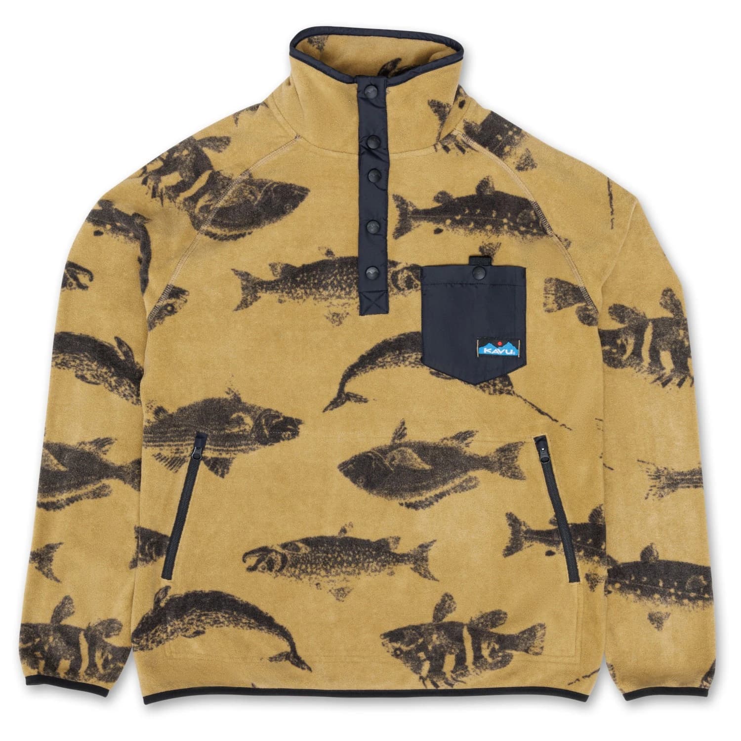 Поларен пуловер KAVU Teannaway Fleece jumper - This Fish