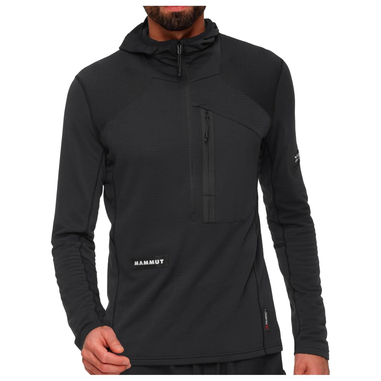 Мъжко поларено яке Mammut Eiger Nordwand Advanced First Layer Half Zip Fleece jacket - Black