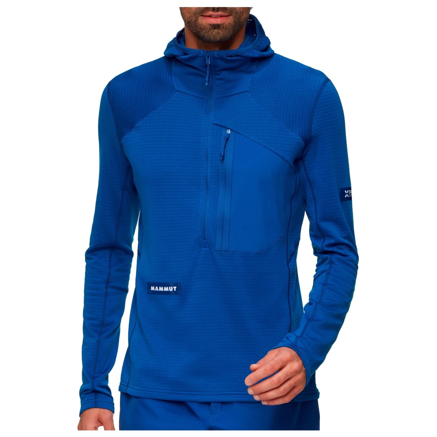 Мъжко поларено яке Mammut Eiger Nordwand Advanced First Layer Half Zip Fleece jacket - Eiger Blue